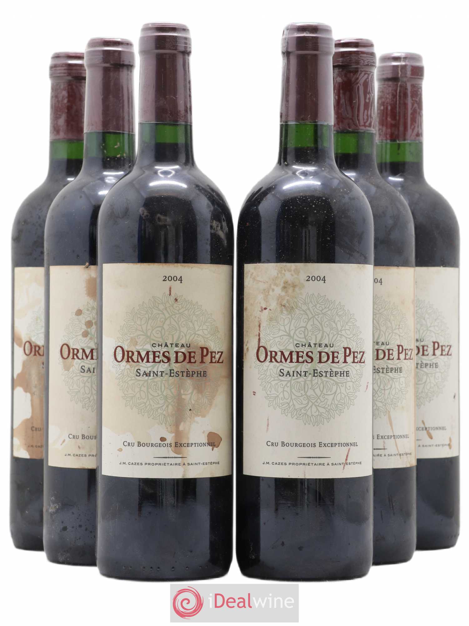 Château les Ormes de Pez 2004 - Lot de 6 bouteilles - 0