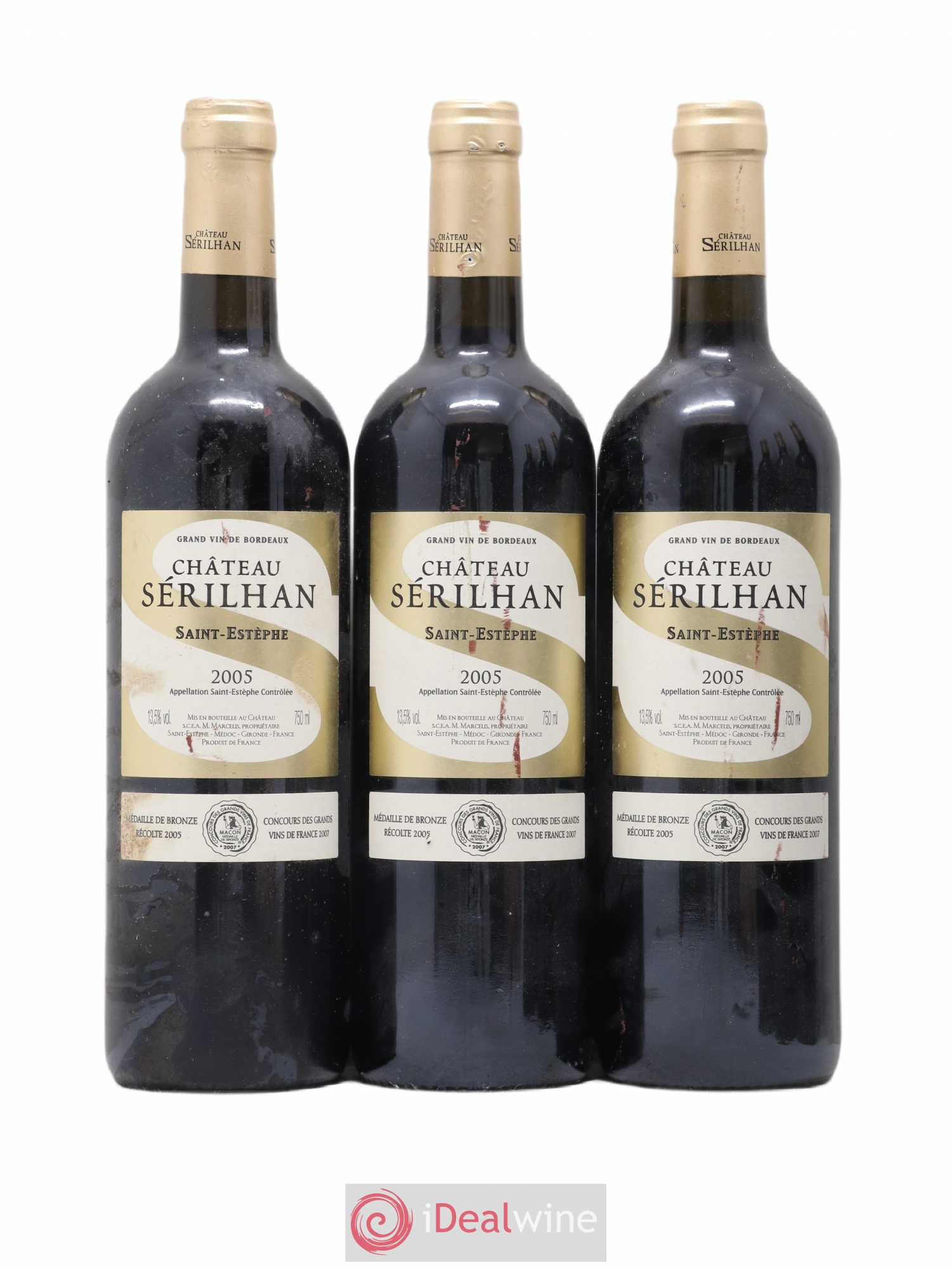 Château Sérilhan 2005 - Lot de 6 bouteilles - 1