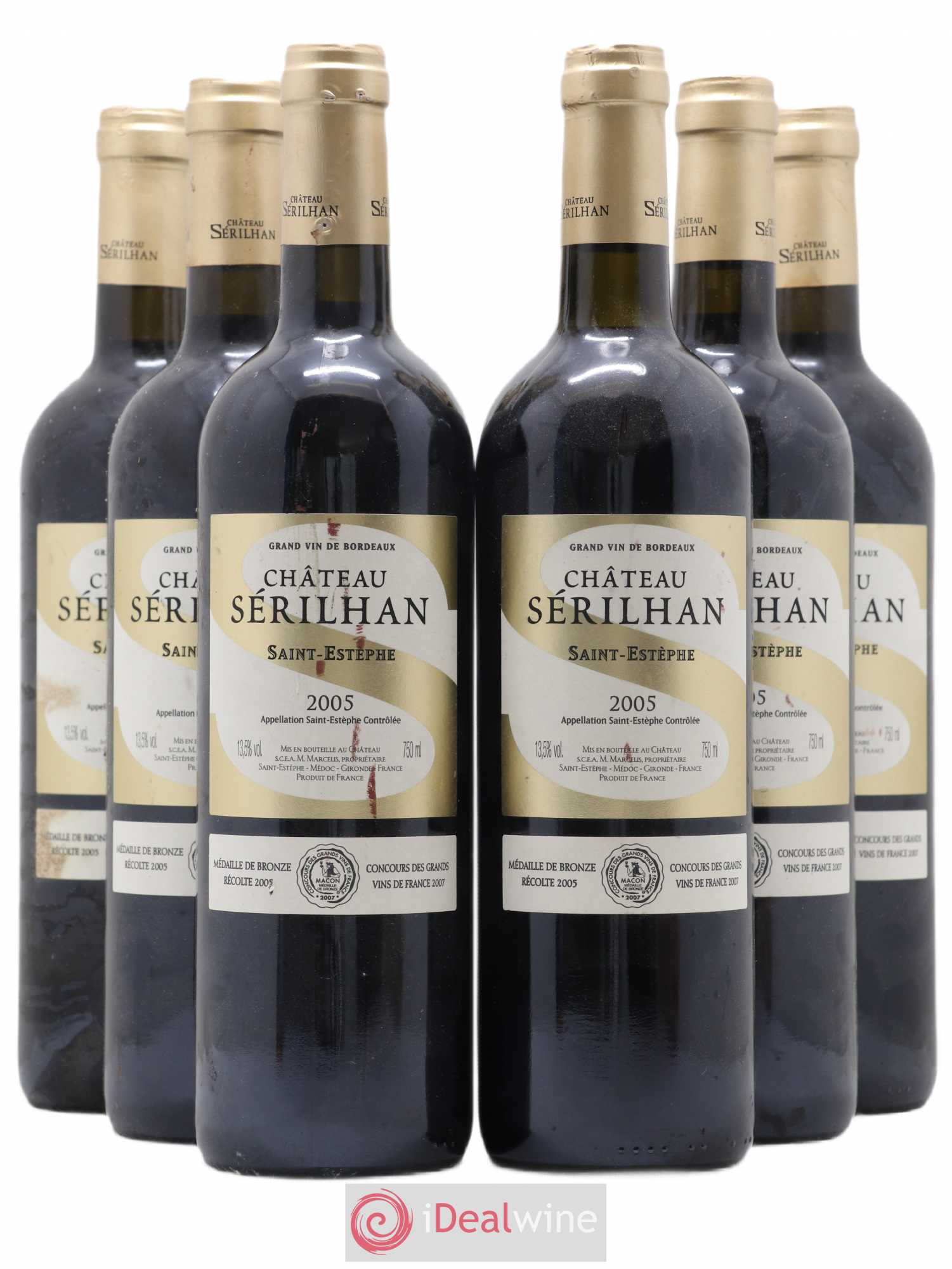 Château Sérilhan 2005 - Lot de 6 bouteilles - 0