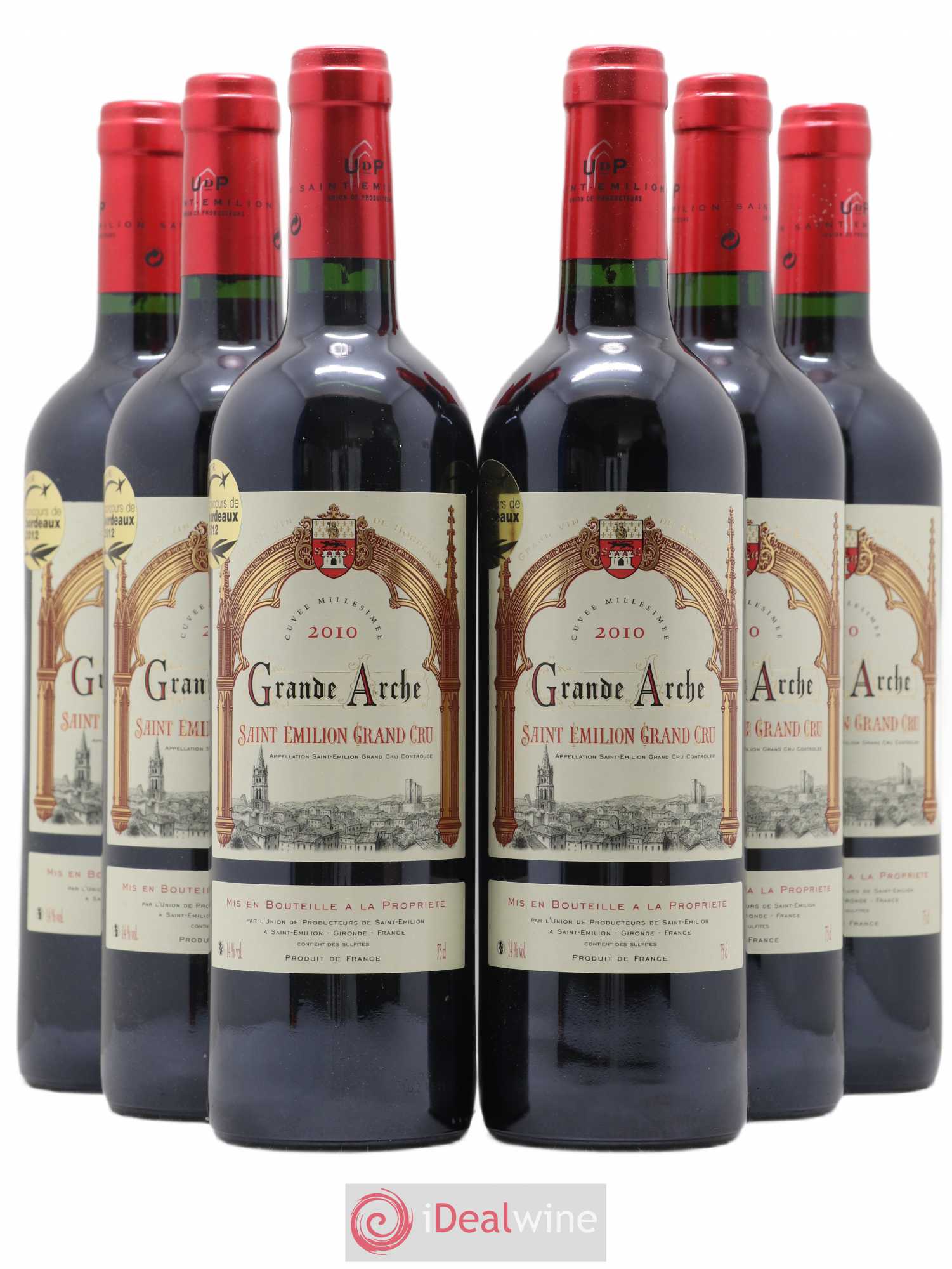Saint-Émilion Grand Cru Château Grande Arche 2010 - Lot de 6 bouteilles - 0