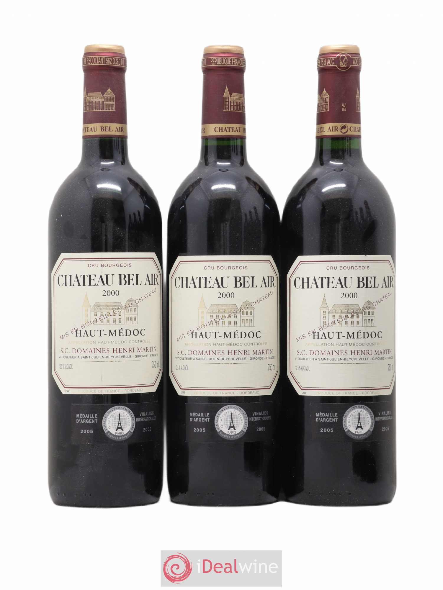 Château Bel Air 2000 - Lot de 6 bouteilles - 1