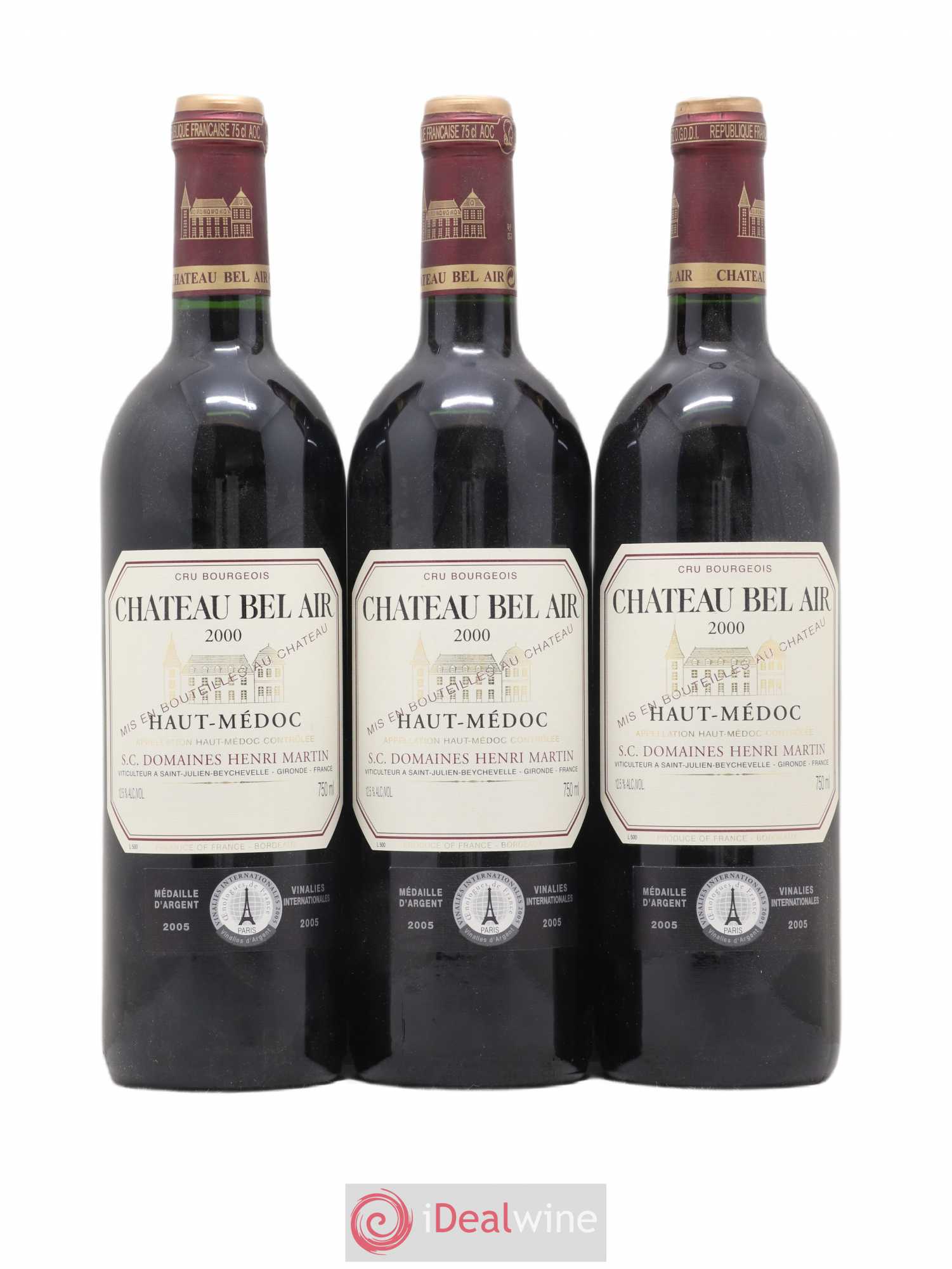 Château Bel Air 2000 - Lot de 6 bouteilles - 2