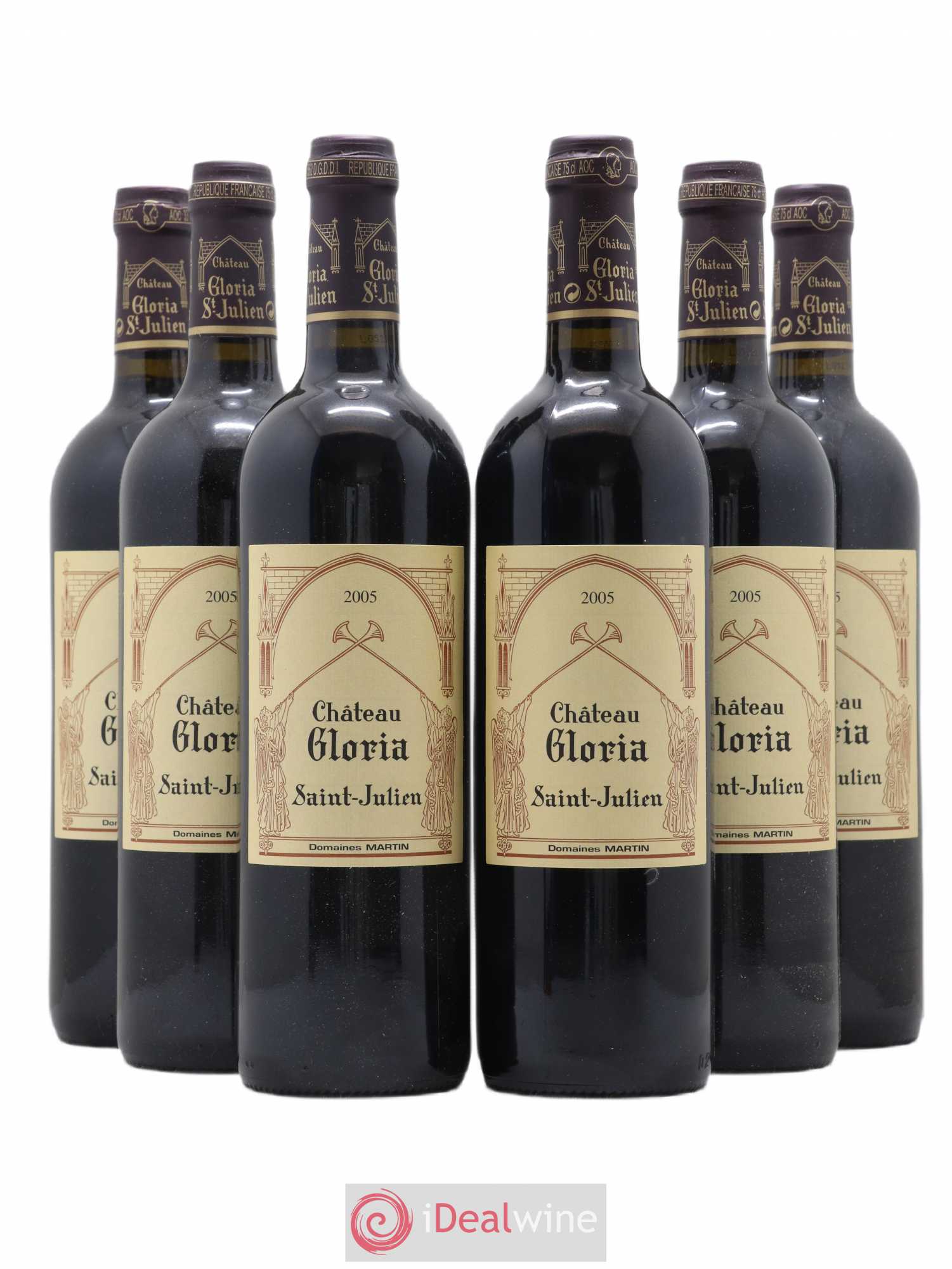 Château Gloria 2005 - Lot de 6 bouteilles - 0