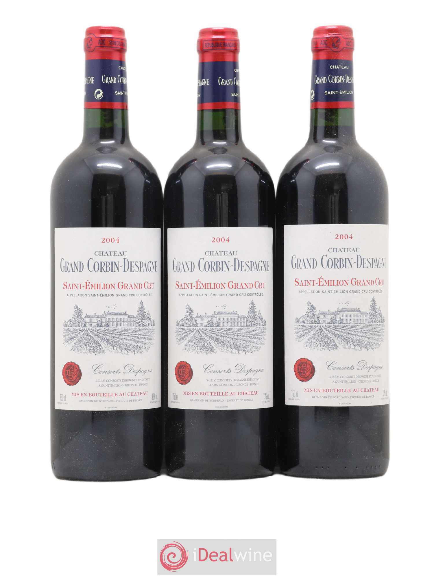 Château Grand Corbin Despagne Grand Cru Classé 2004 - Lot de 6 bouteilles - 2