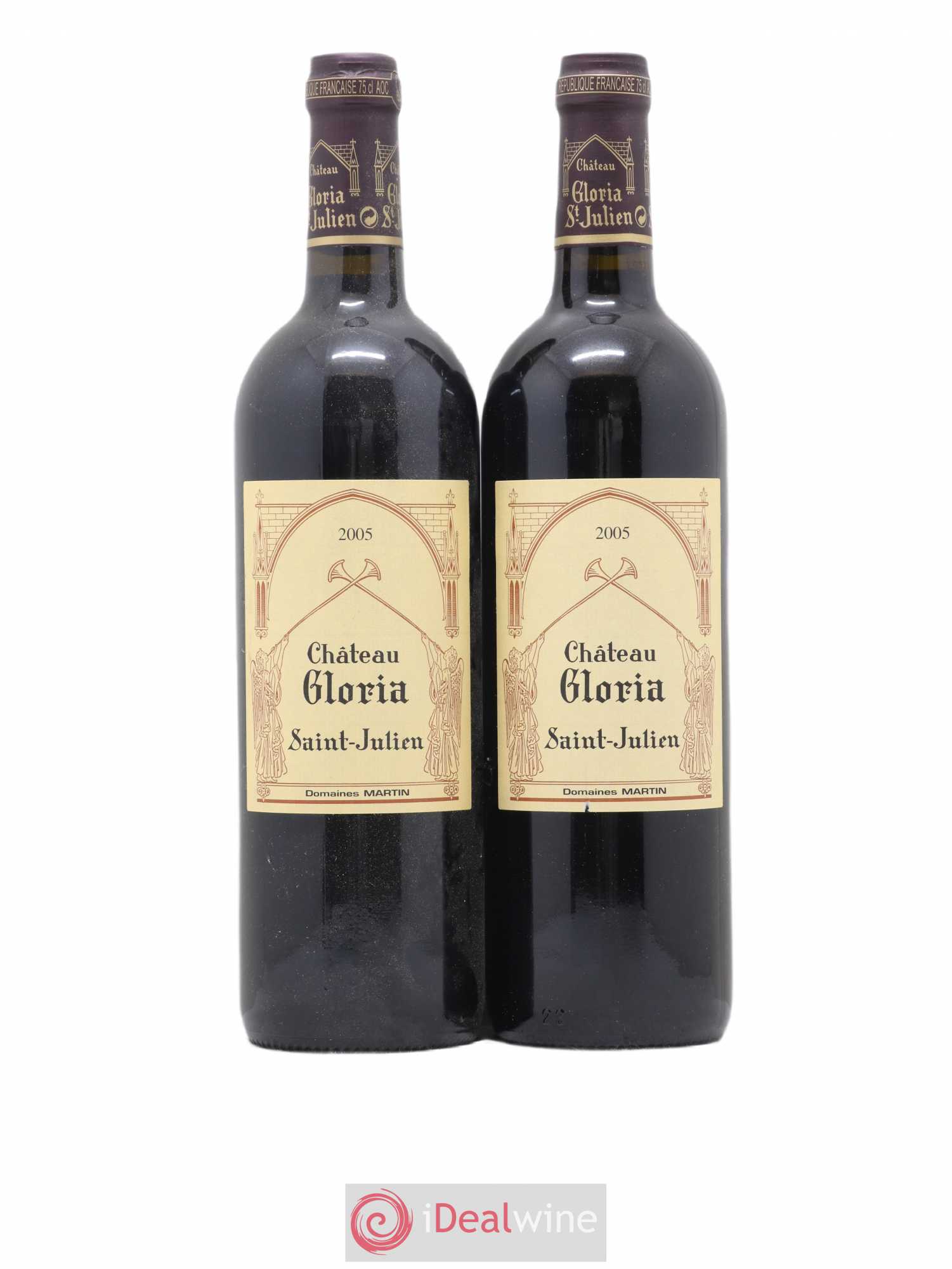 Château Gloria 2005 - Lot de 2 bouteilles - 0