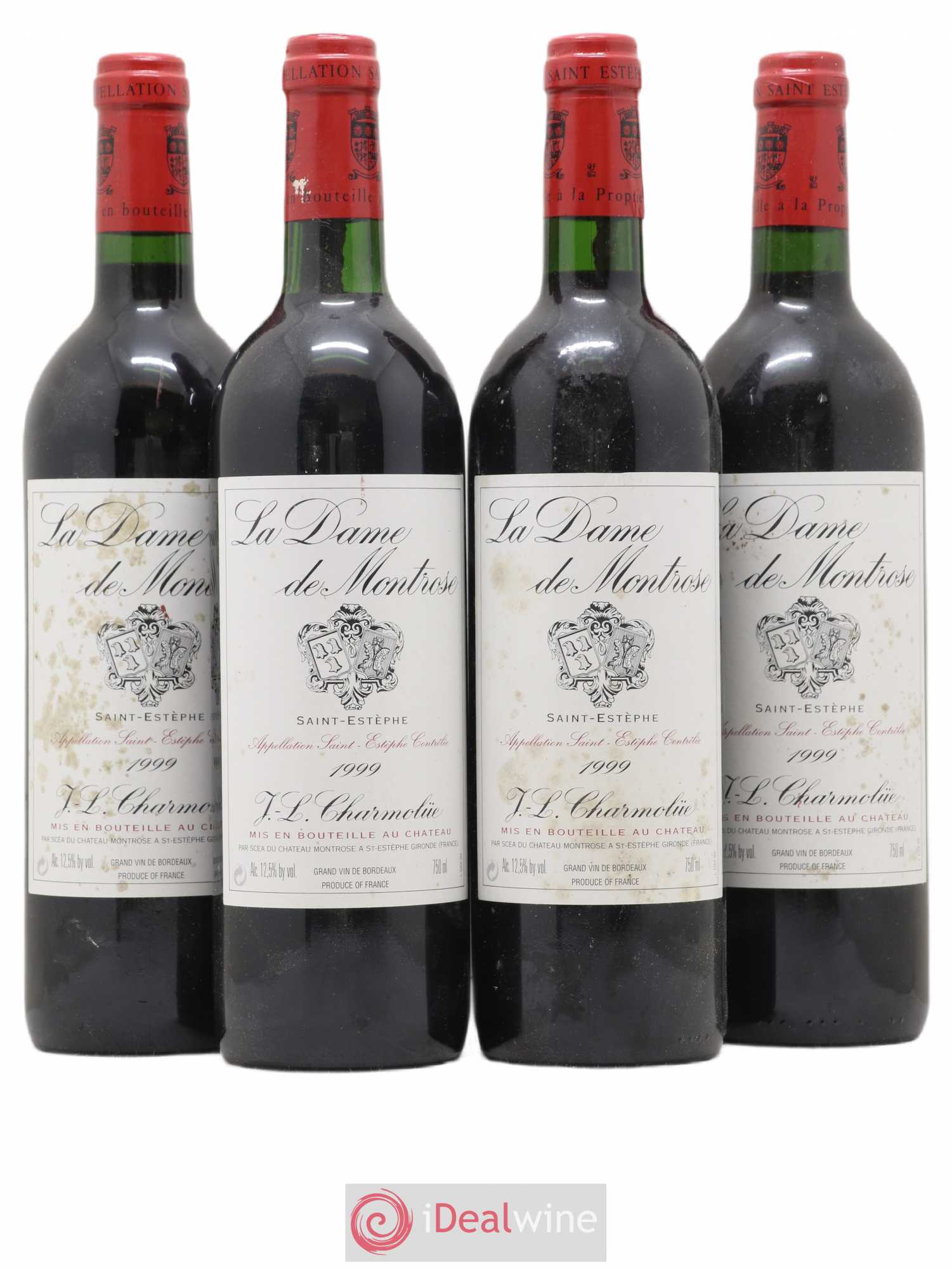 La Dame de Montrose Second Vin 1999 - Lot de 4 bouteilles - 0