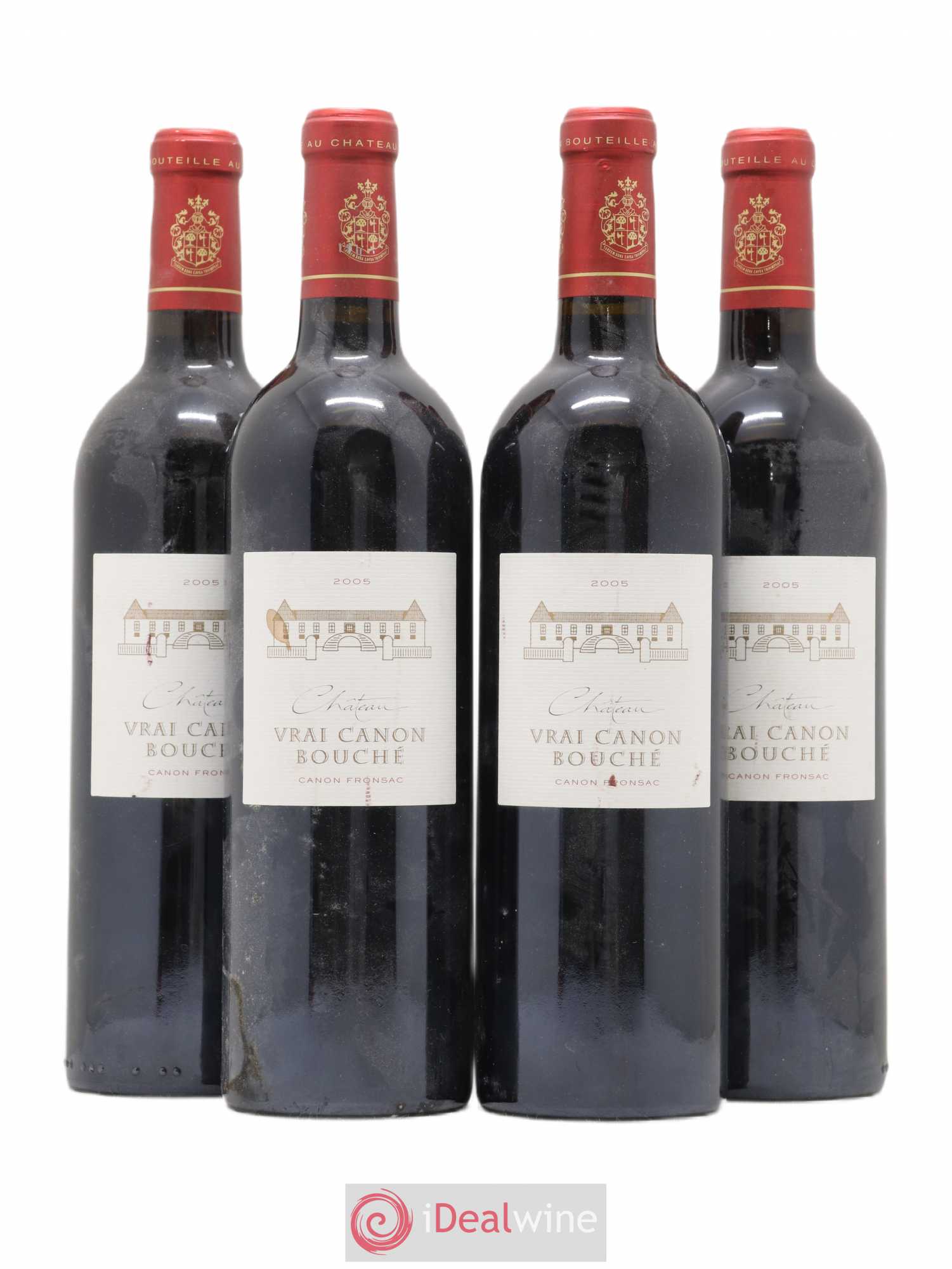 Canon-Fronsac Vrai Canon Bouché 2005 - Posten von 4 Flaschen - 0