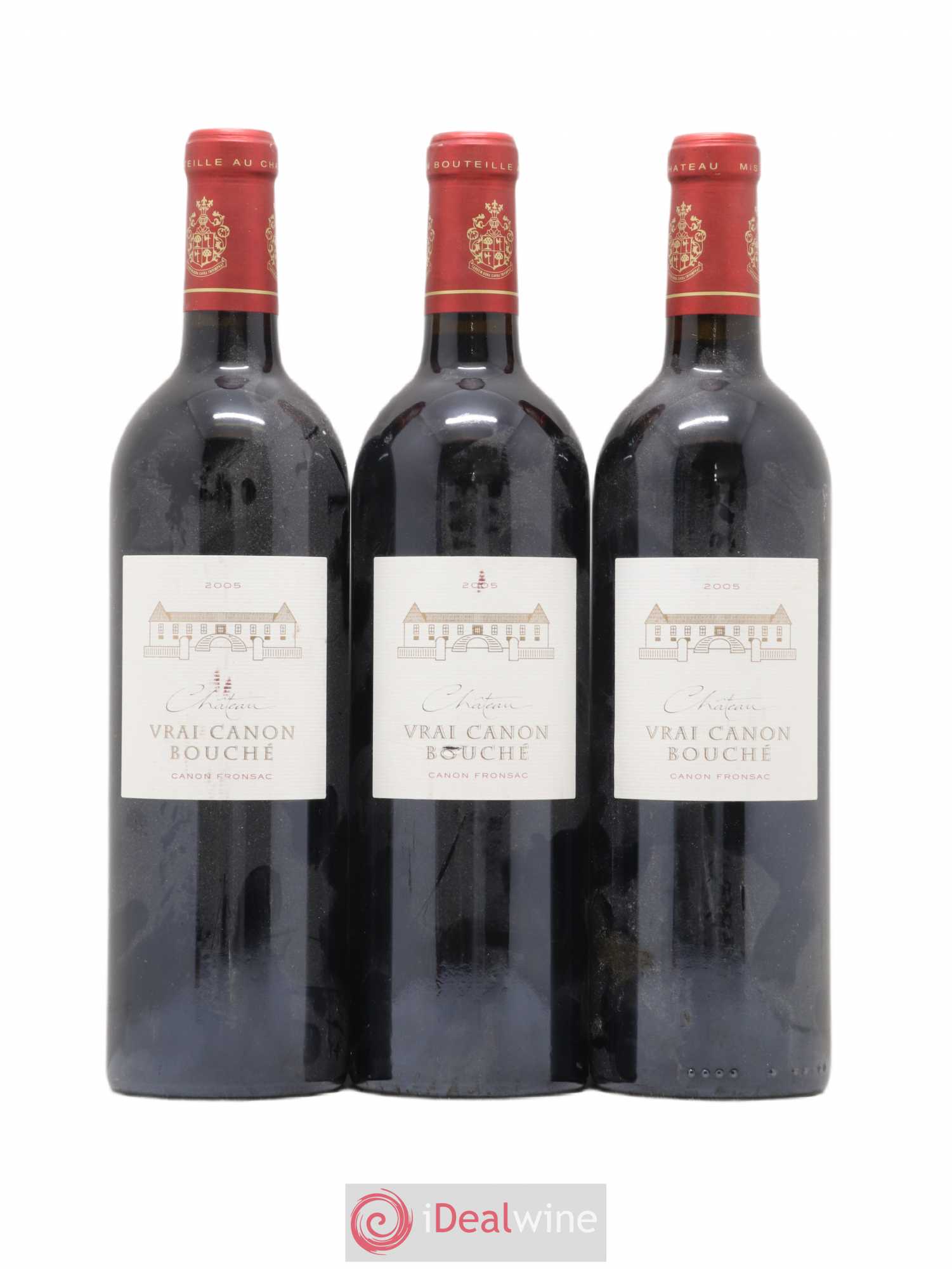 Canon-Fronsac Vrai Canon Bouché 2005 - Posten von 3 Flaschen - 0