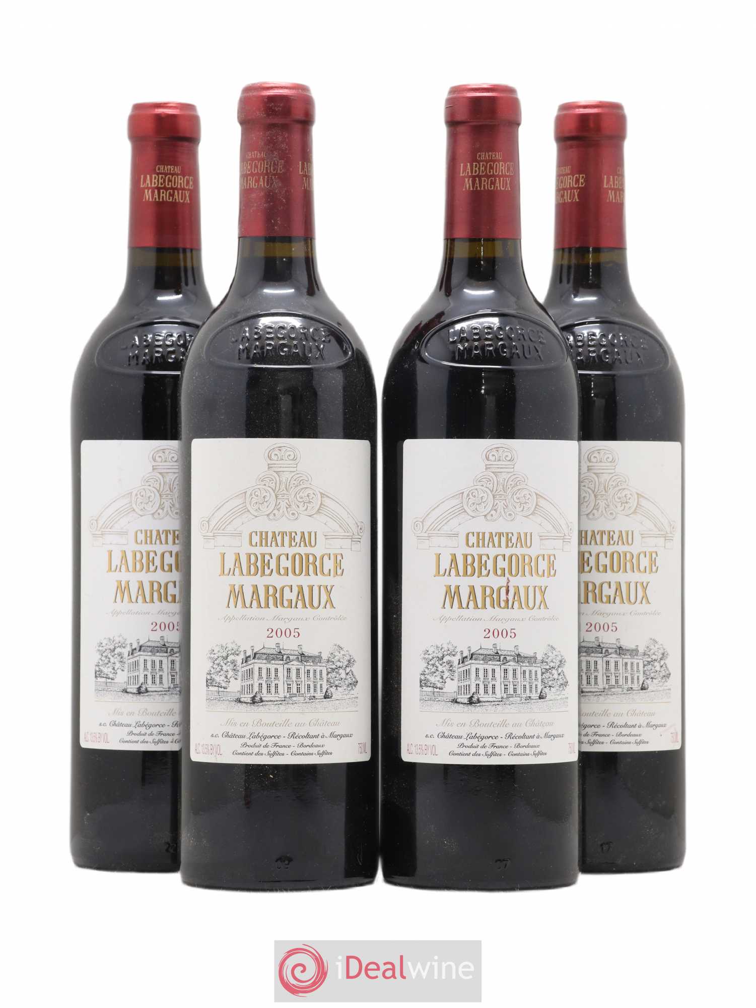 Château Labegorce Cru Bourgeois 2005 - Lot de 4 bouteilles - 0