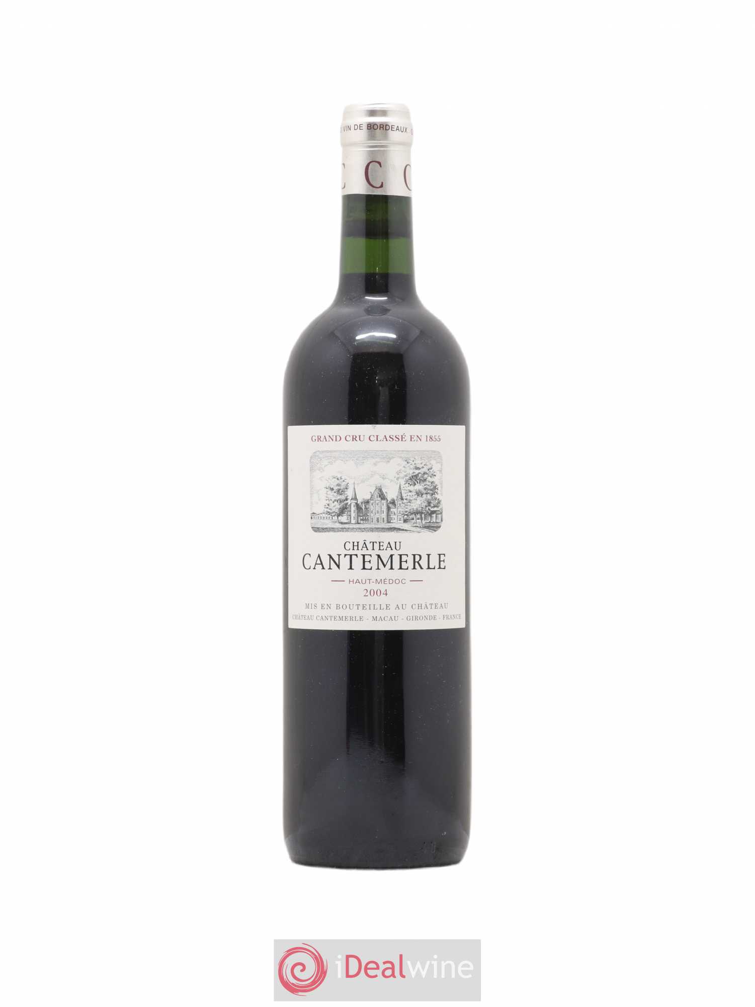 Château Cantemerle 5ème Grand Cru Classé 2004 - Lot de 1 bouteille - 0
