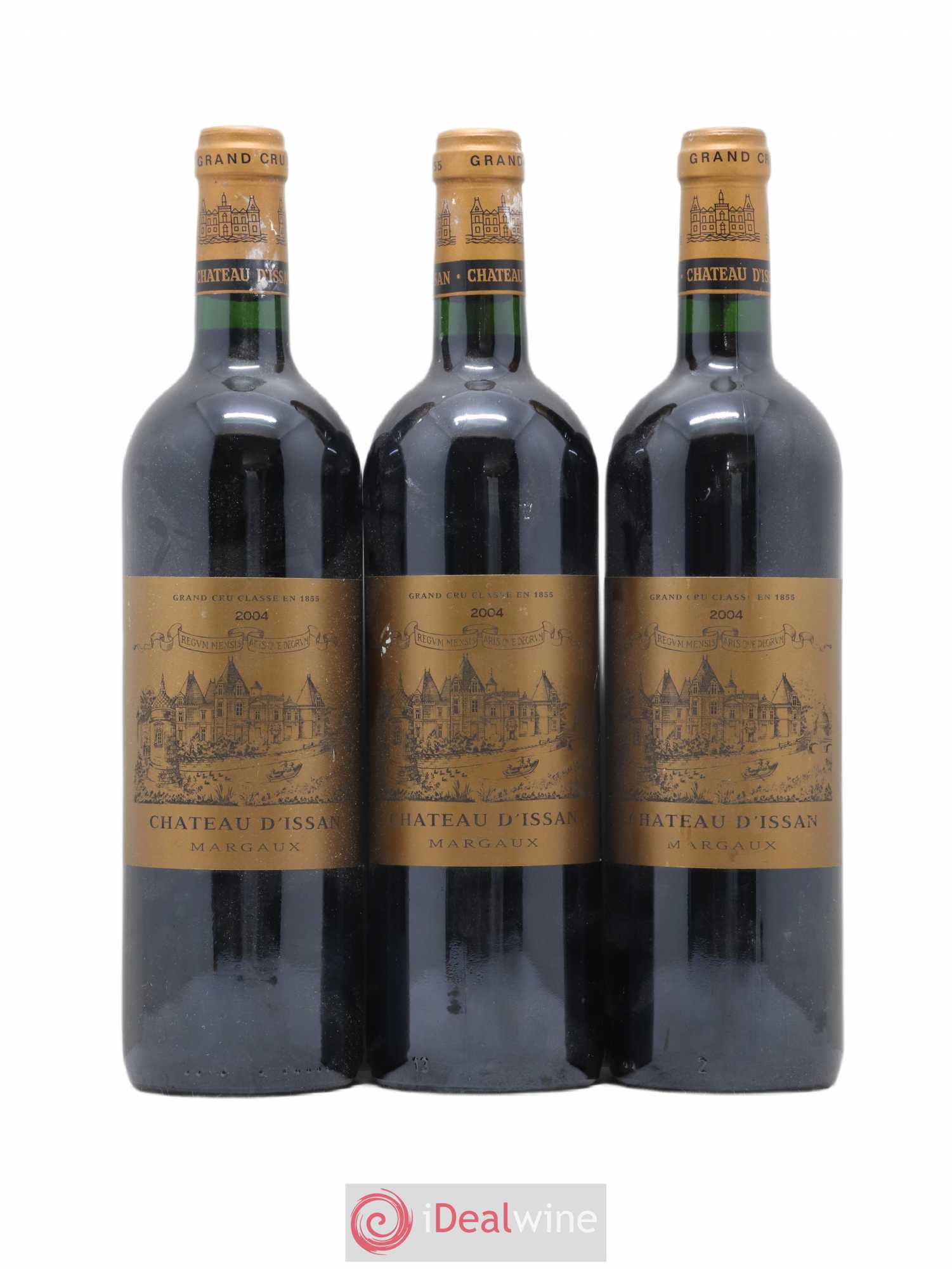 Château d'Issan 3ème Grand Cru Classé 2004 - Lot de 3 bouteilles - 0