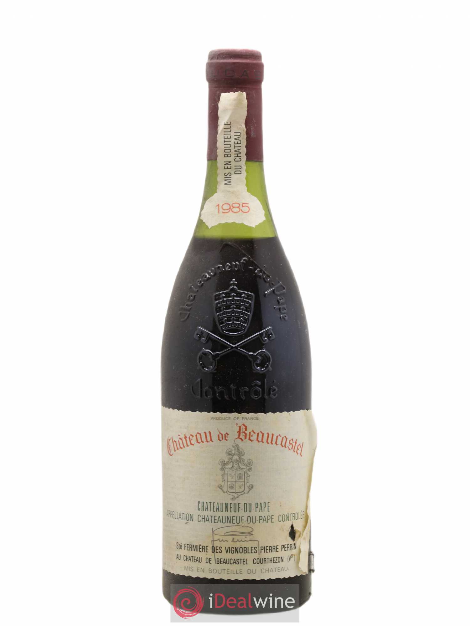 Châteauneuf-du-Pape Château de Beaucastel Famille Perrin 1985 - Lot de 1 bouteille - 0