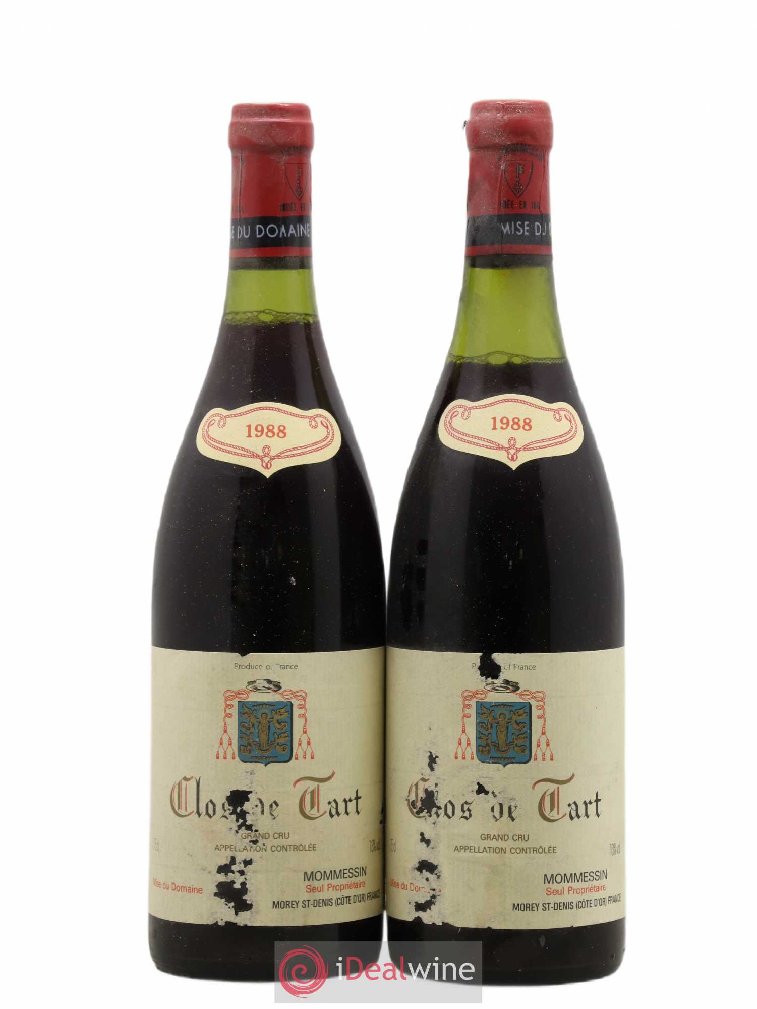 Clos de Tart Grand Cru Clos de Tart 1988 - Lot de 2 bouteilles - 0