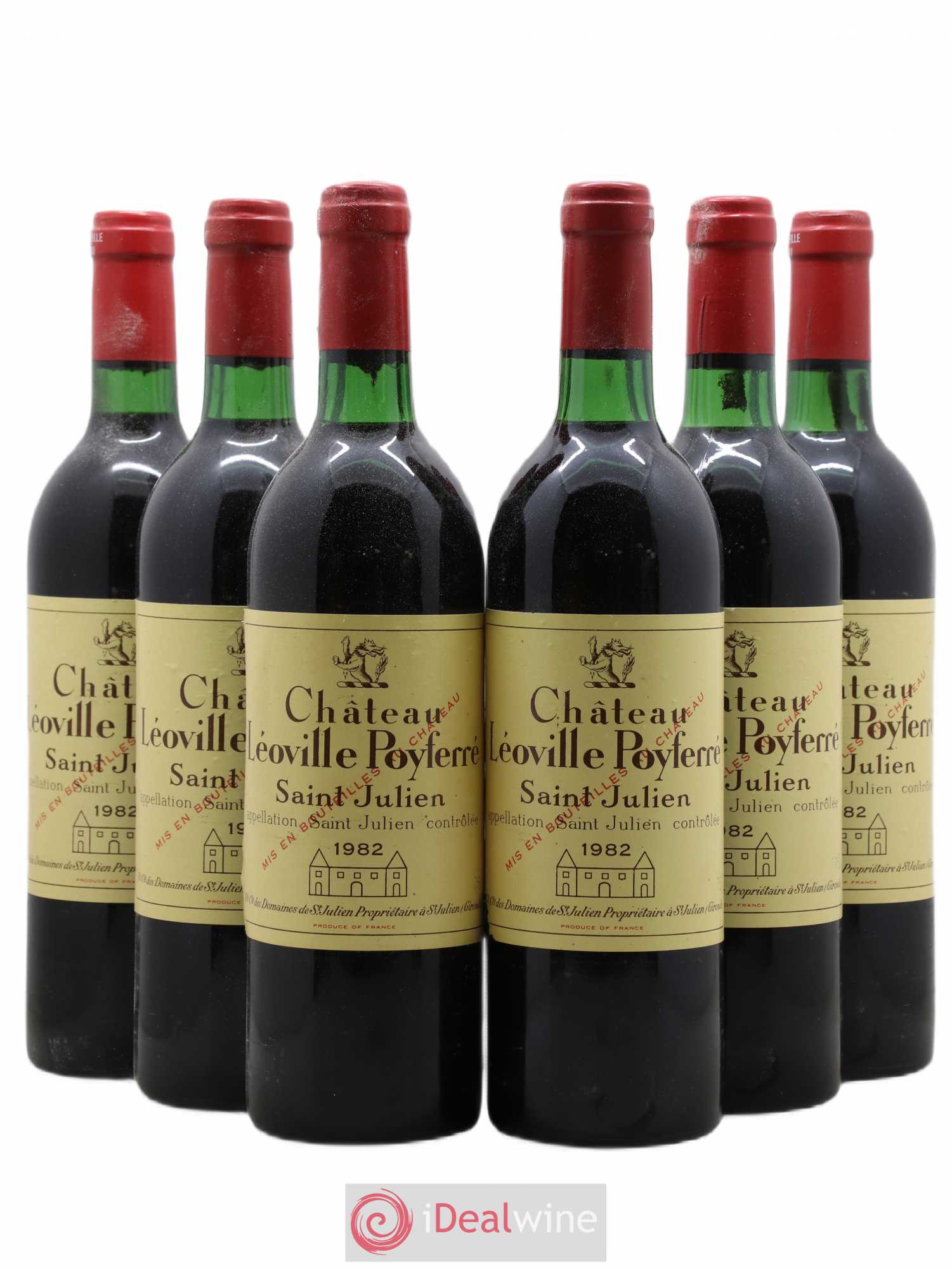 Château Léoville Poyferré 2ème Grand Cru Classé 1982 - Lot de 6 bouteilles - 0