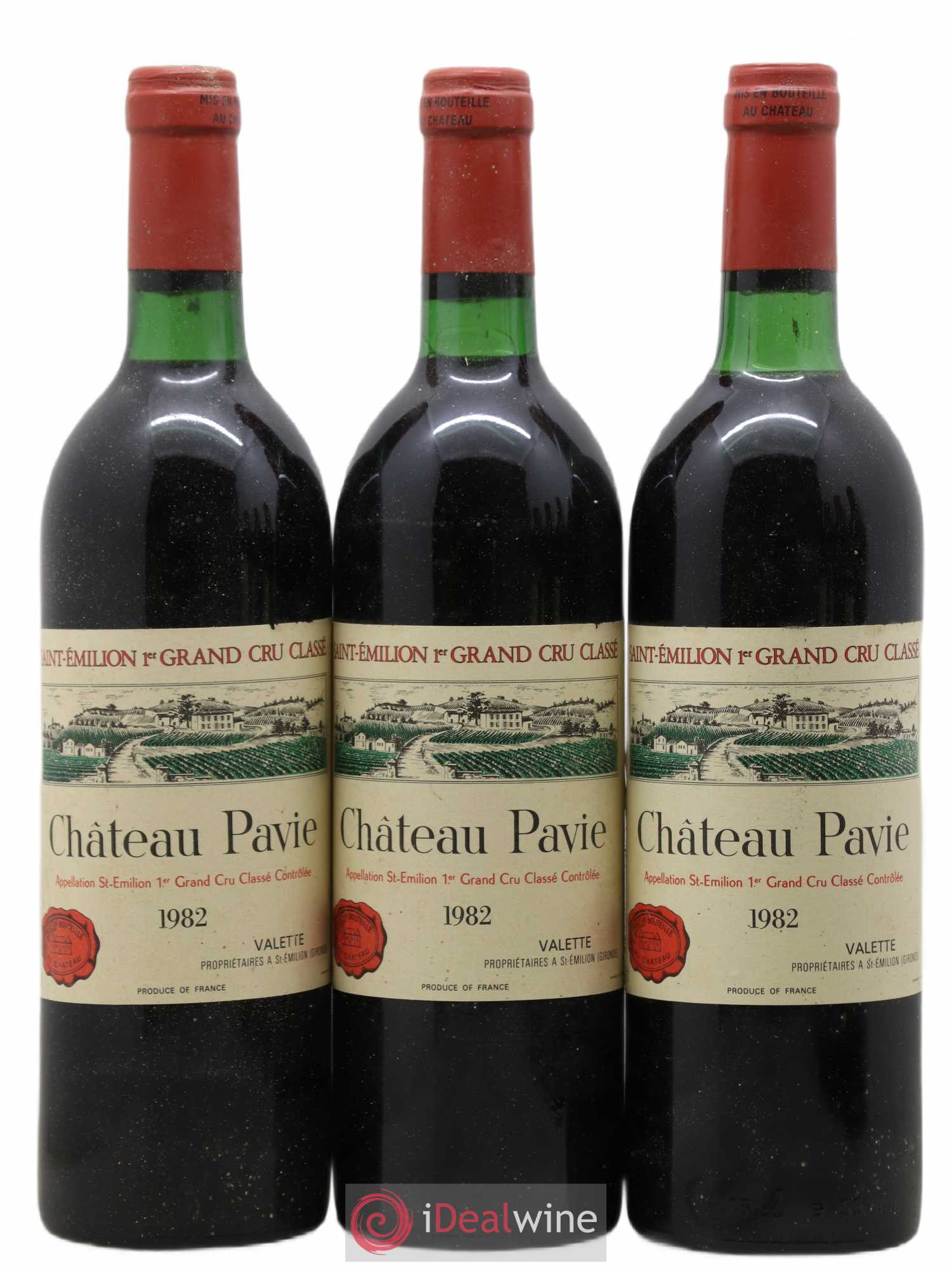 Château Pavie 1er Grand Cru Classé A 1982 - Lot de 6 bouteilles - 1