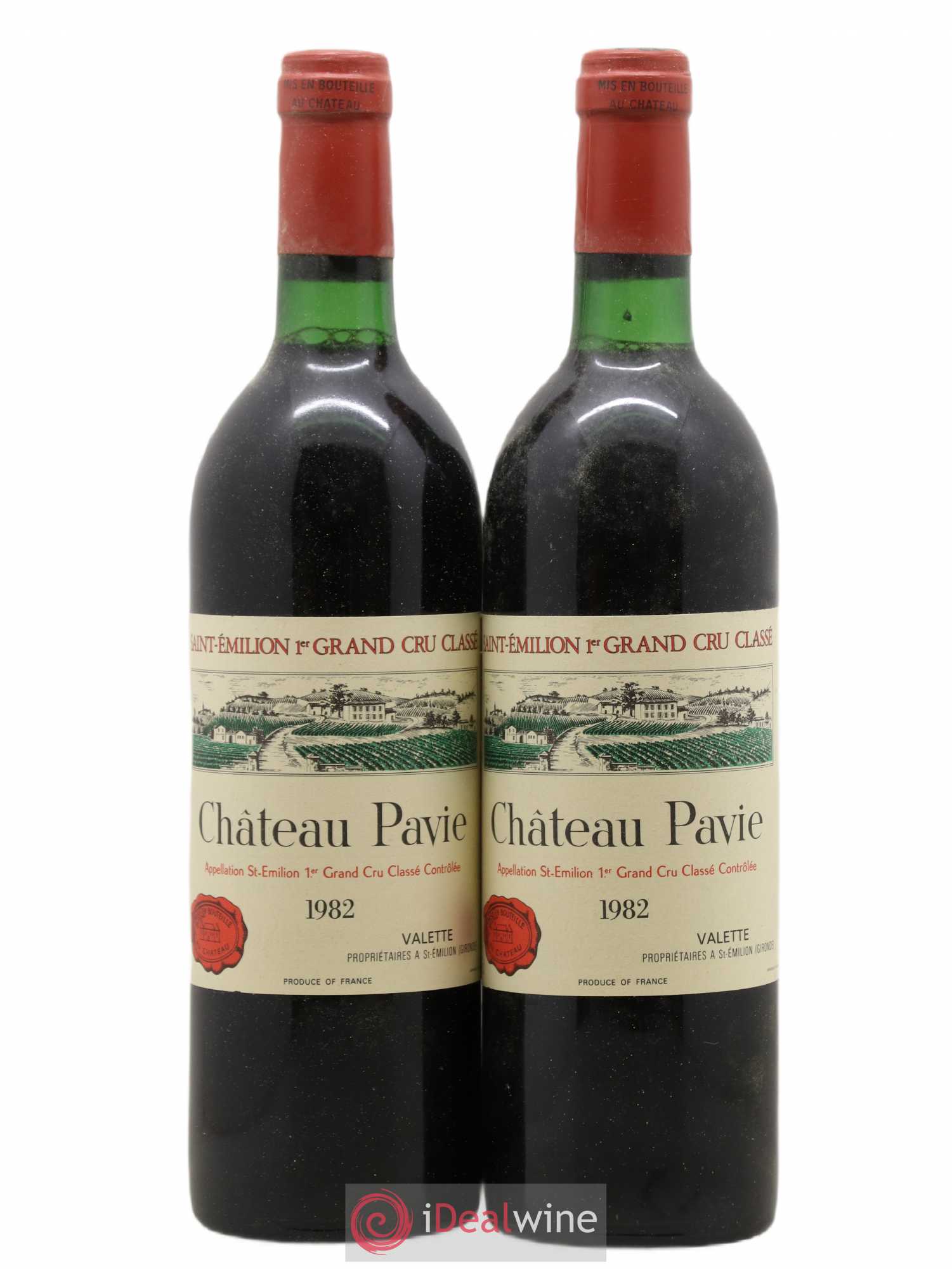 Château Pavie 1er Grand Cru Classé A 1982 - Lot de 2 bouteilles - 0