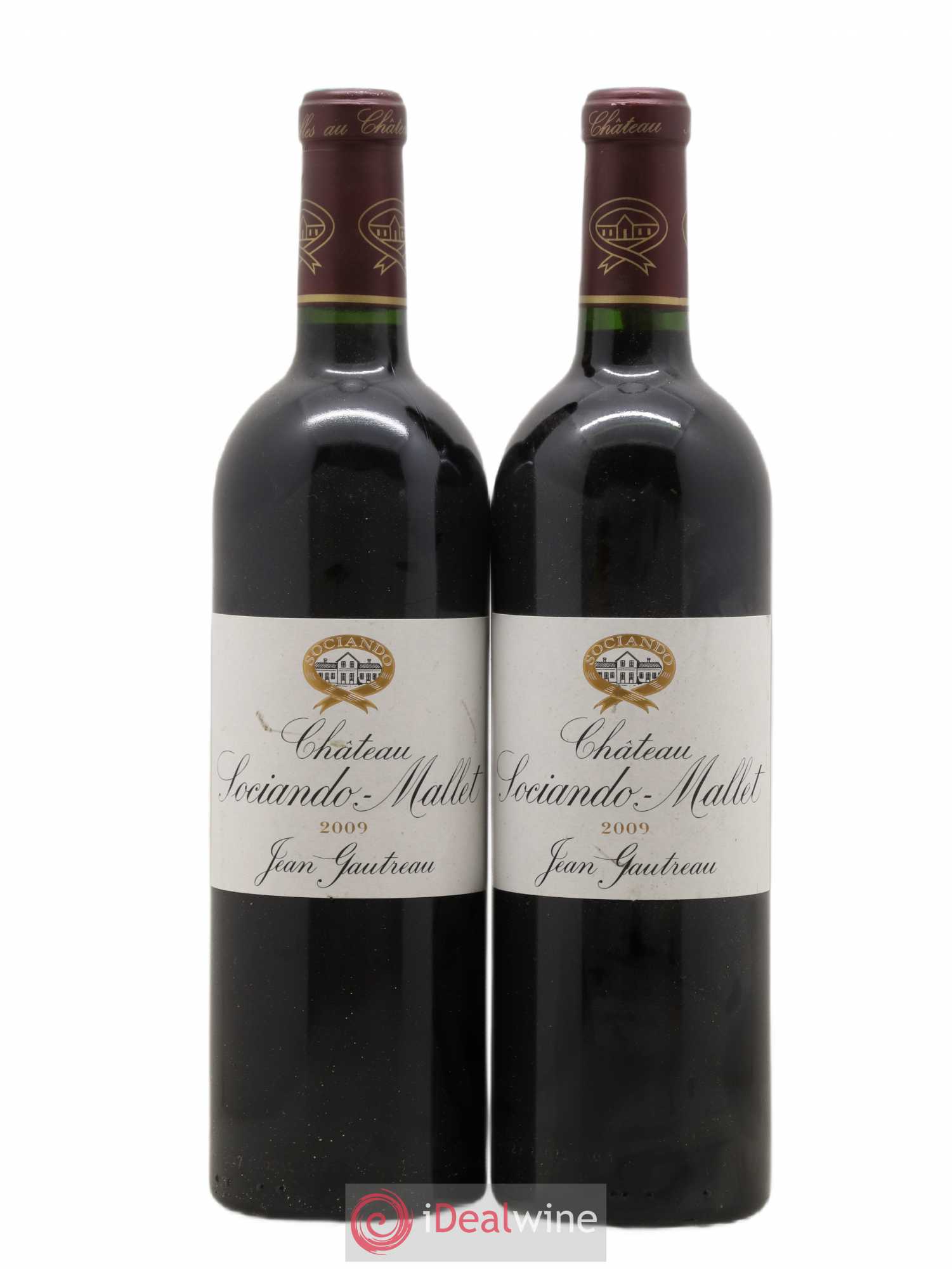 Château Sociando Mallet 2009 - Lot de 2 bouteilles - 0