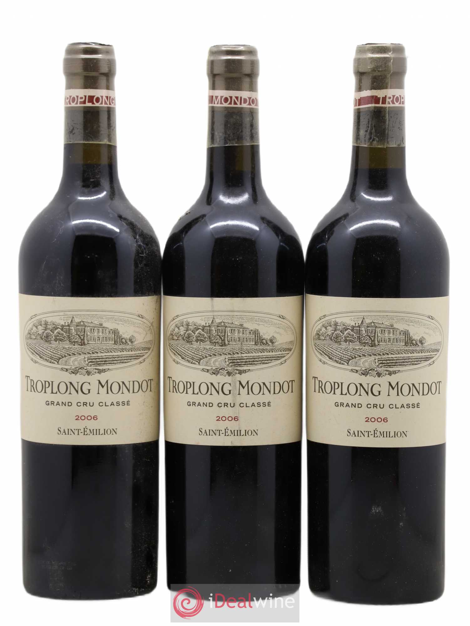 Château Troplong Mondot 1er Grand Cru Classé B 2006 - Lot de 6 bouteilles - 2