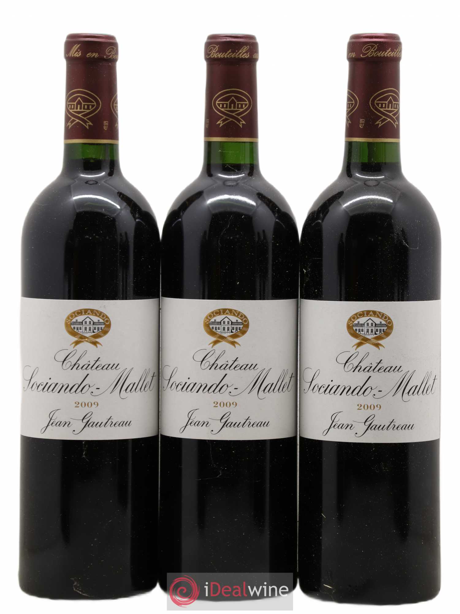 Château Sociando Mallet 2009 - Lot de 6 bouteilles - 1