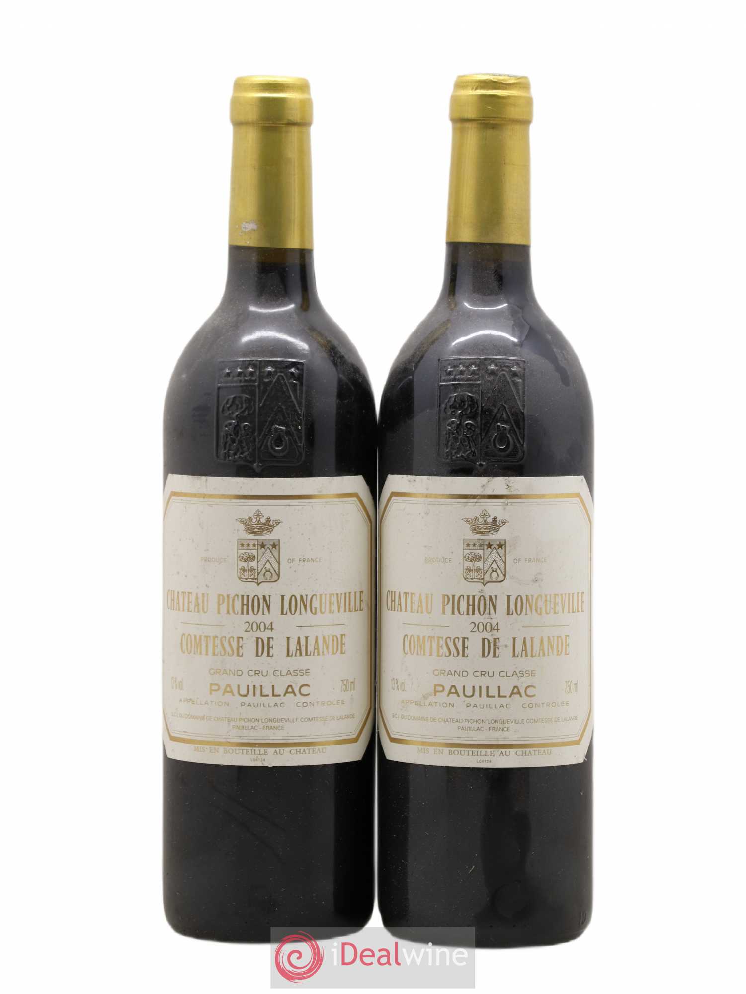 Château Pichon Longueville Comtesse de Lalande 2ème Grand Cru Classé 2004 - Lot de 2 bouteilles - 0