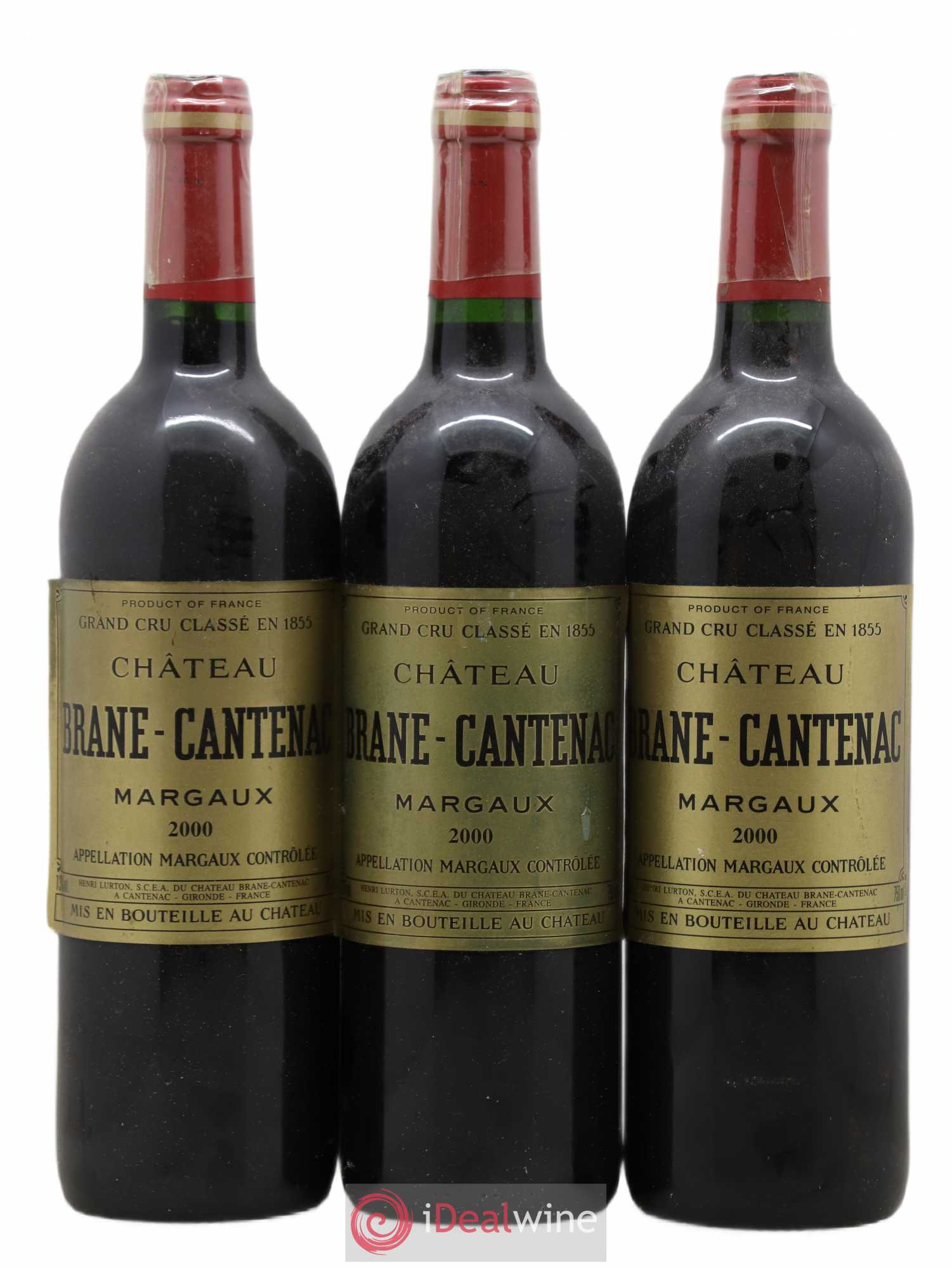 Château Brane Cantenac 2ème Grand Cru Classé 2000 - Lot de 6 bouteilles - 2