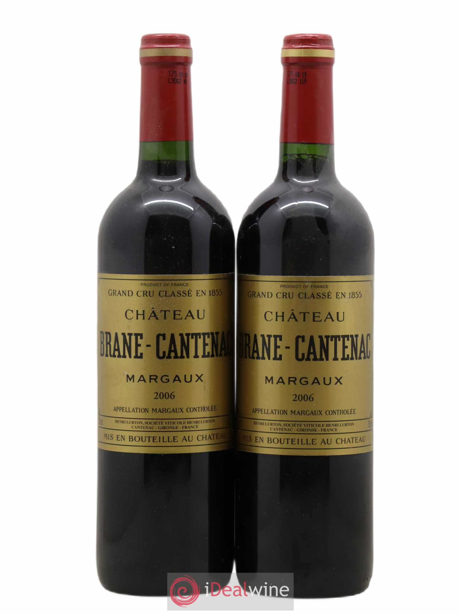 Château Brane Cantenac 2ème Grand Cru Classé 2006 - Lot de 2 bouteilles - 0