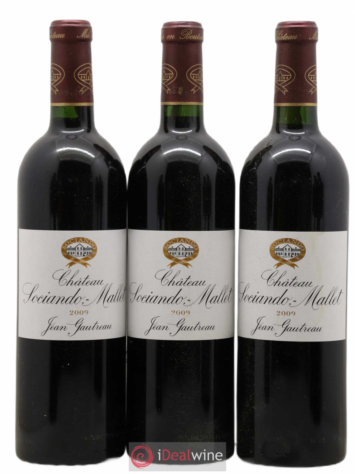Château Sociando Mallet 2009 - Lot de 6 bouteilles - 1