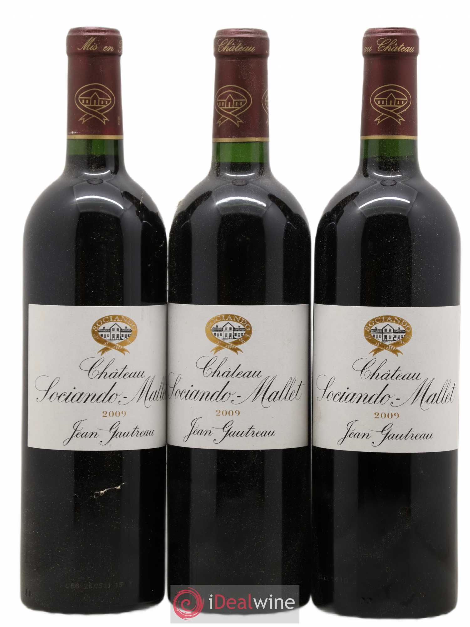 Château Sociando Mallet 2009 - Lot de 6 bouteilles - 2