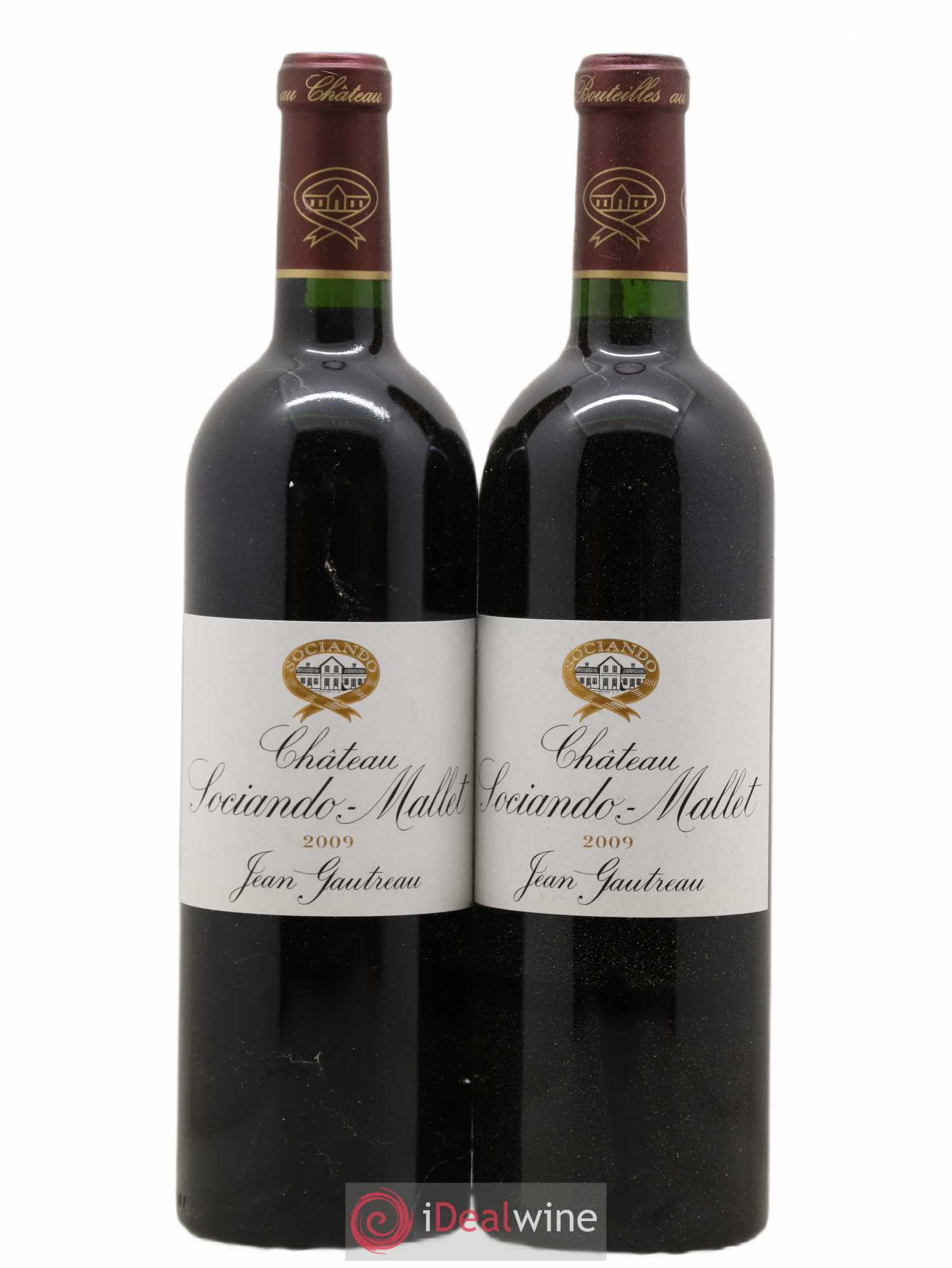 Château Sociando Mallet 2009 - Lot de 2 bouteilles - 0