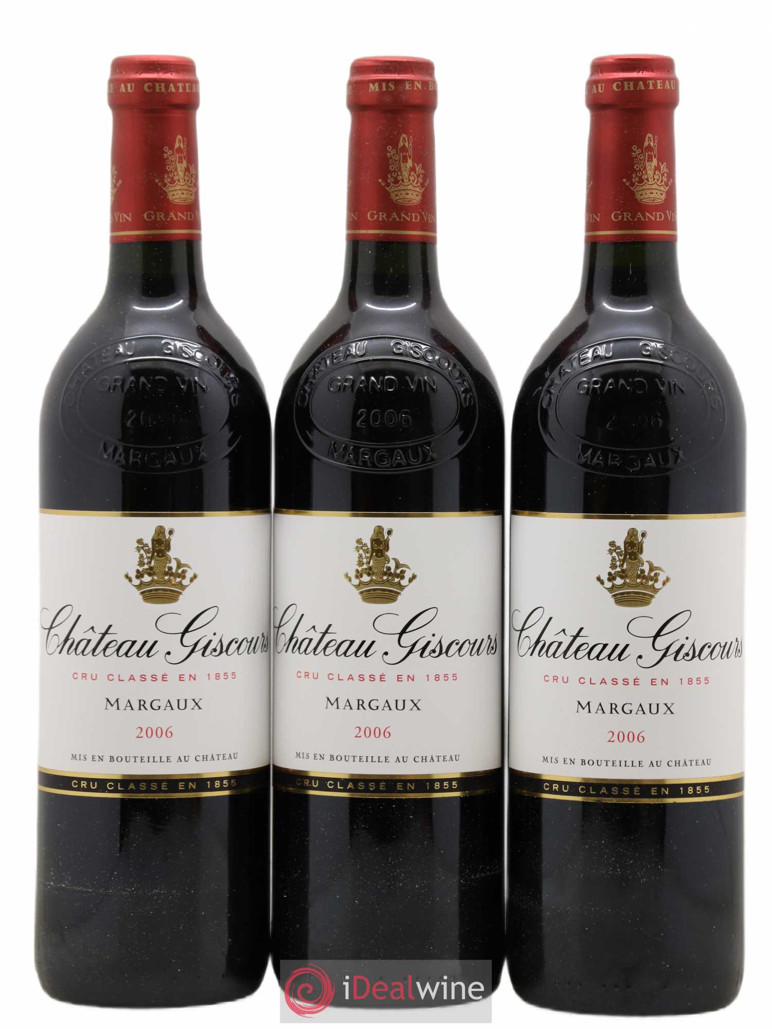 Château Giscours 3ème Grand Cru Classé 2006 - Lot de 3 bouteilles - 0