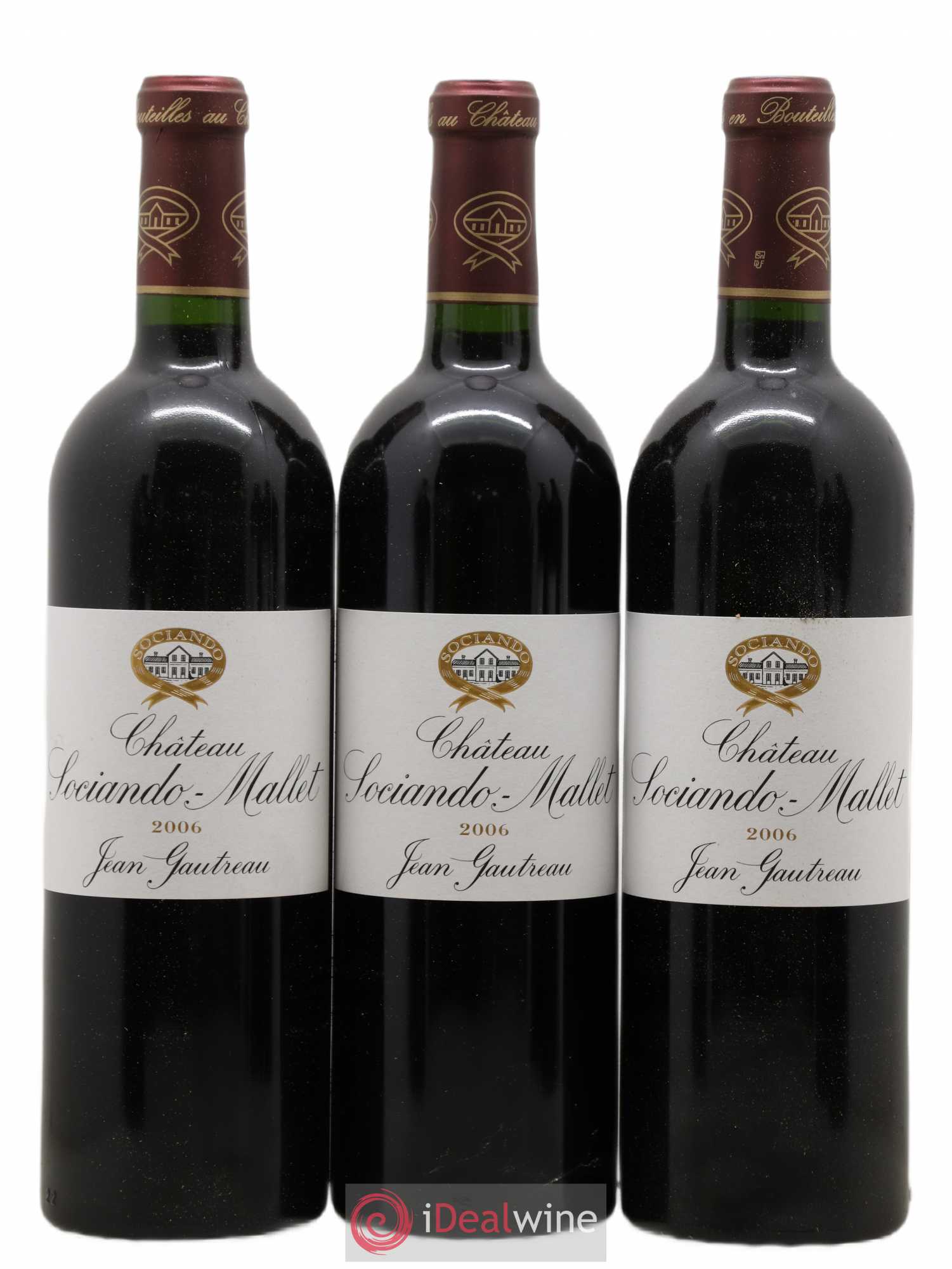 Château Sociando Mallet 2006 - Lot de 6 bouteilles - 1