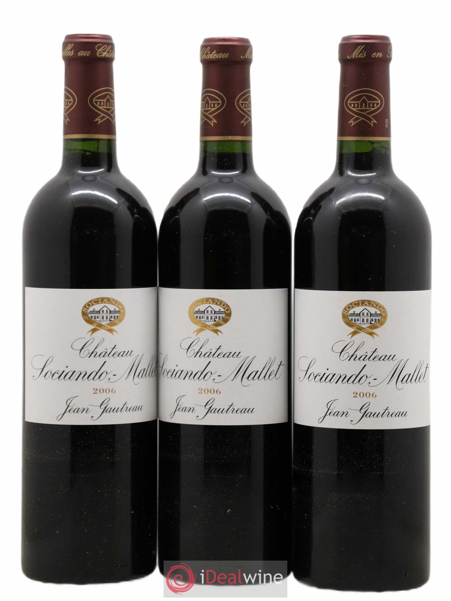 Château Sociando Mallet 2006 - Lot de 6 bouteilles - 1