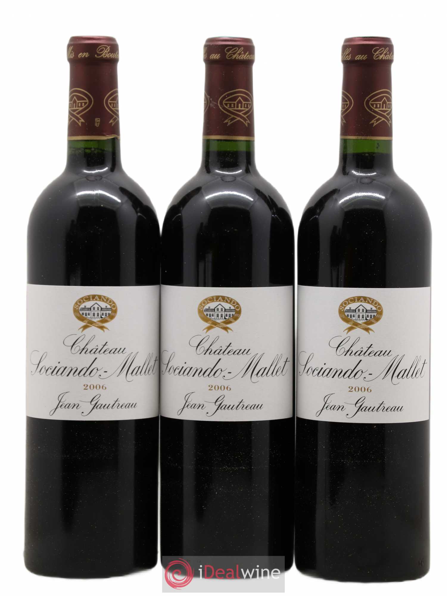 Château Sociando Mallet 2006 - Lot de 6 bouteilles - 2