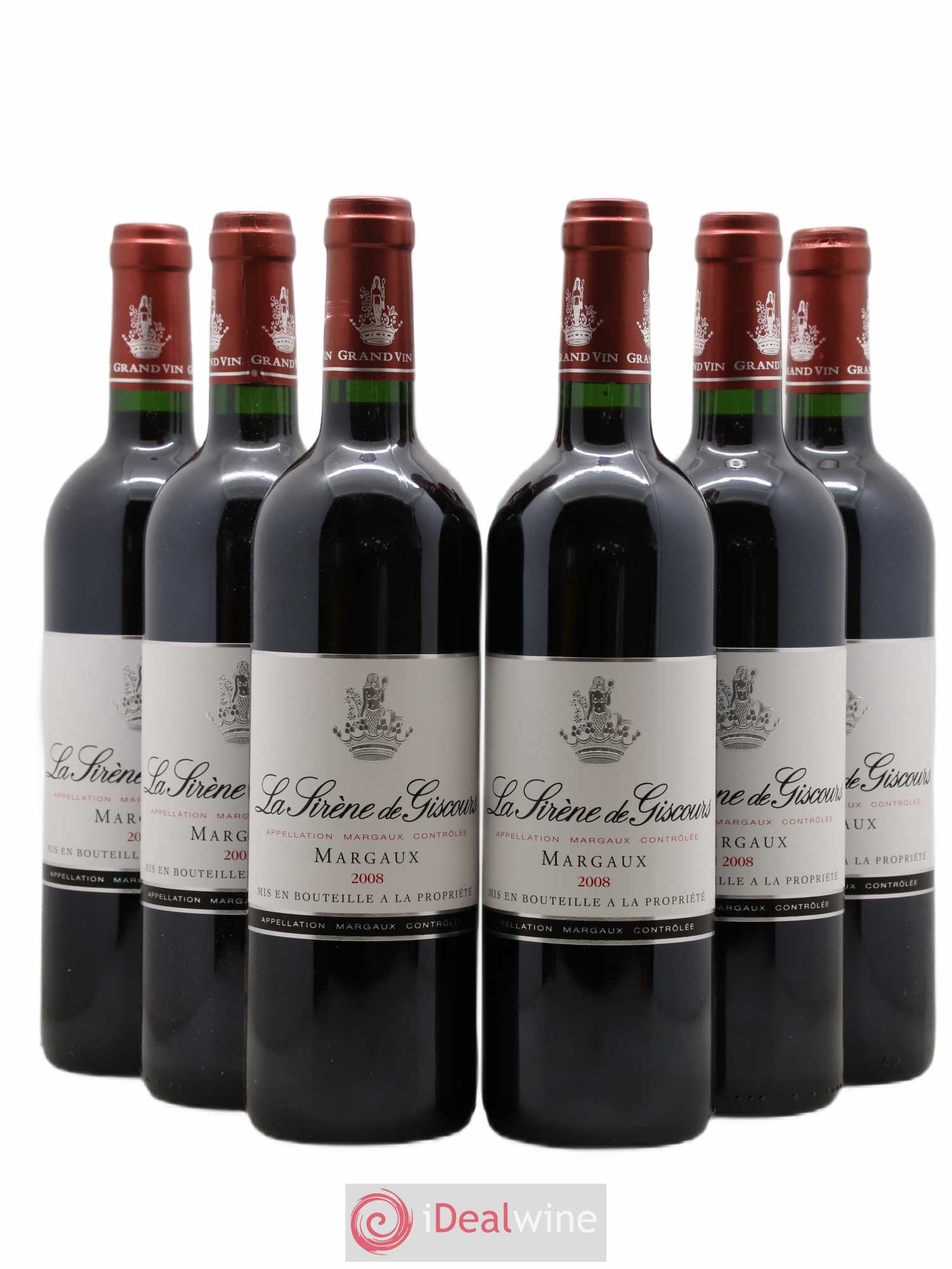 La Sirène de Giscours 2008 - Lot de 6 bouteilles - 0