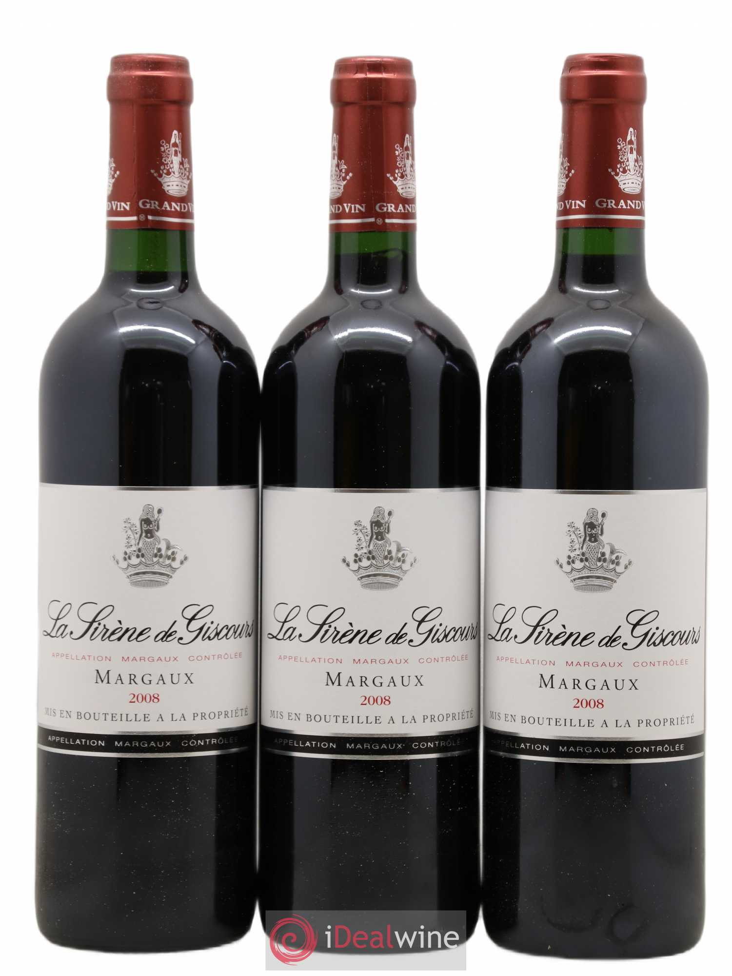 La Sirène de Giscours 2008 - Lot de 3 bouteilles - 0