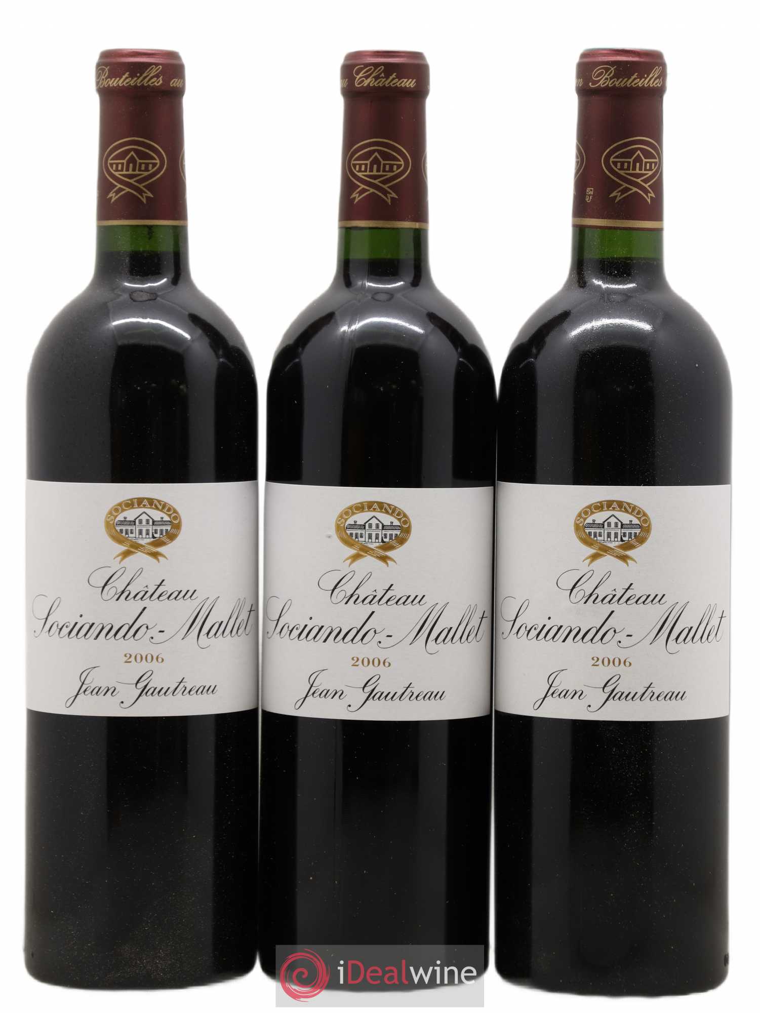 Château Sociando Mallet 2006 - Lot de 12 bouteilles - 2