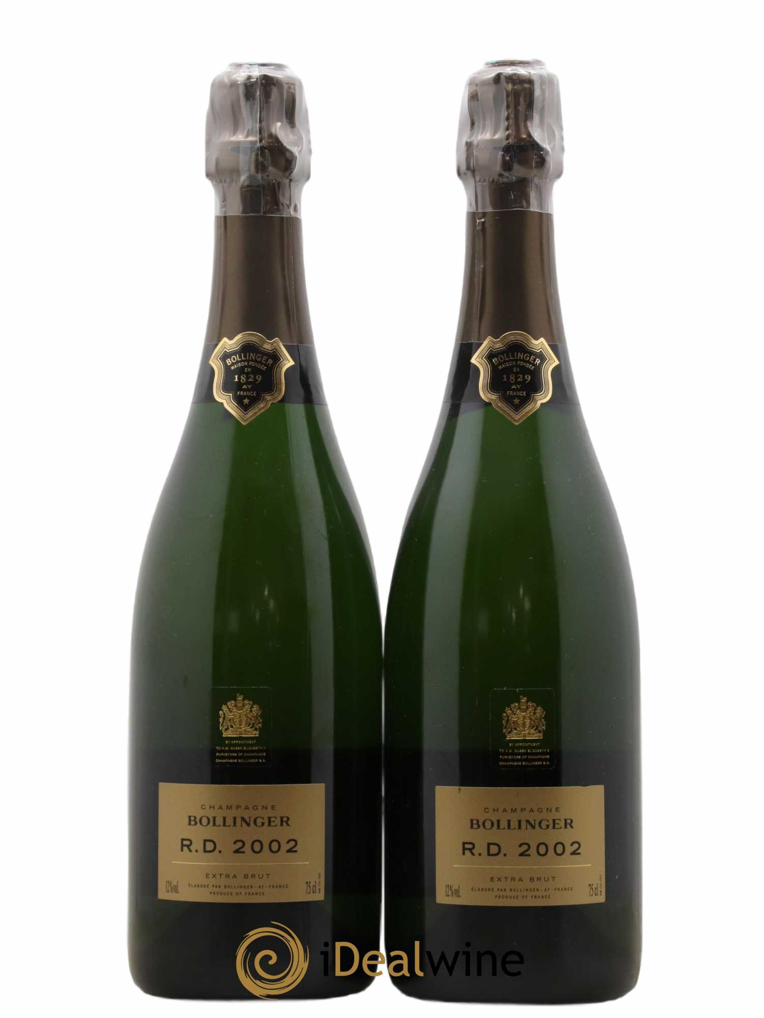 R.D. Extra-Brut Bollinger 2002 - Lot de 2 bouteilles - 0