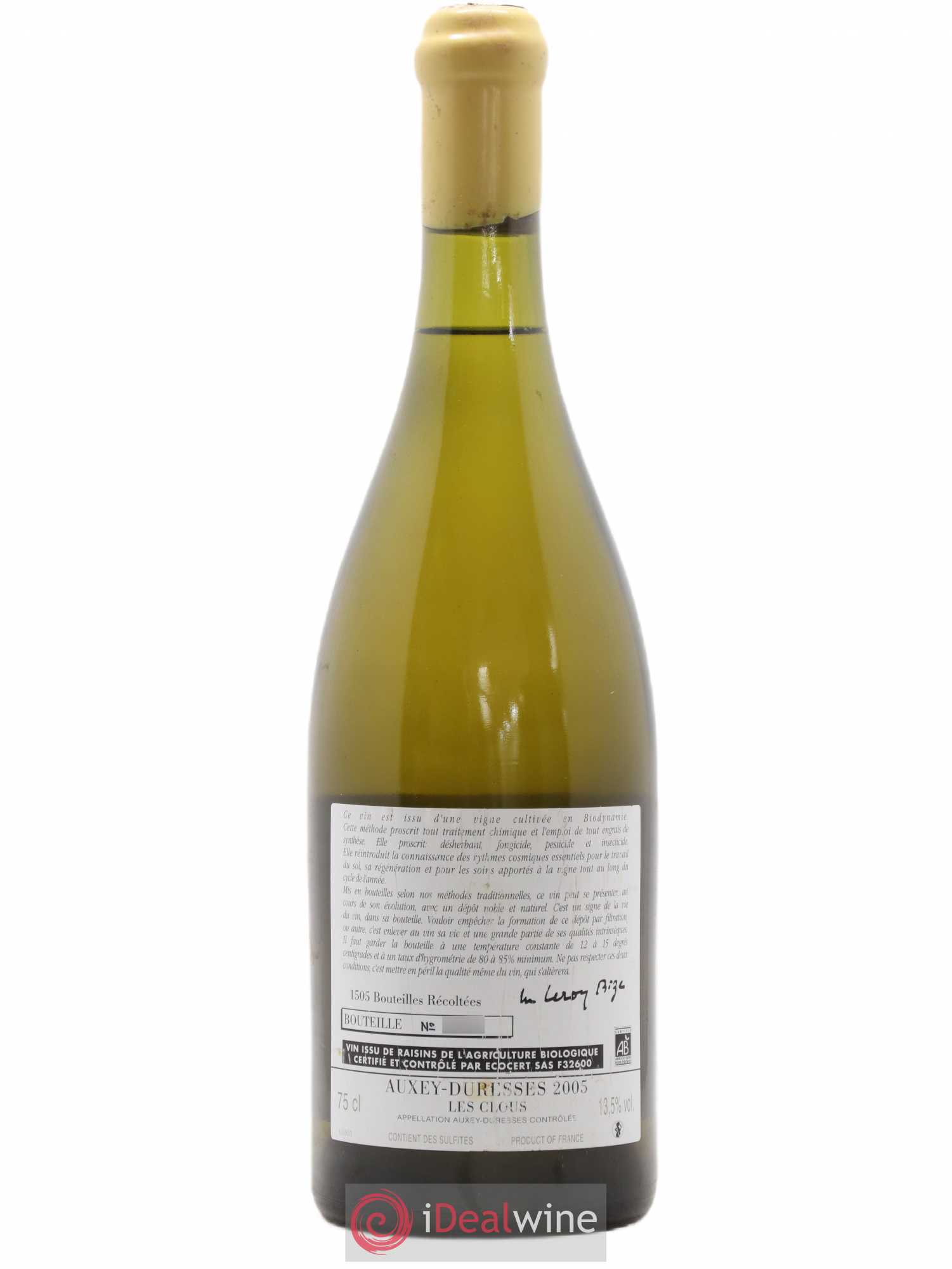 Auxey-Duresses Les Clous d'Auvenay (Domaine) 2005 - Lot de 1 bouteille - 1