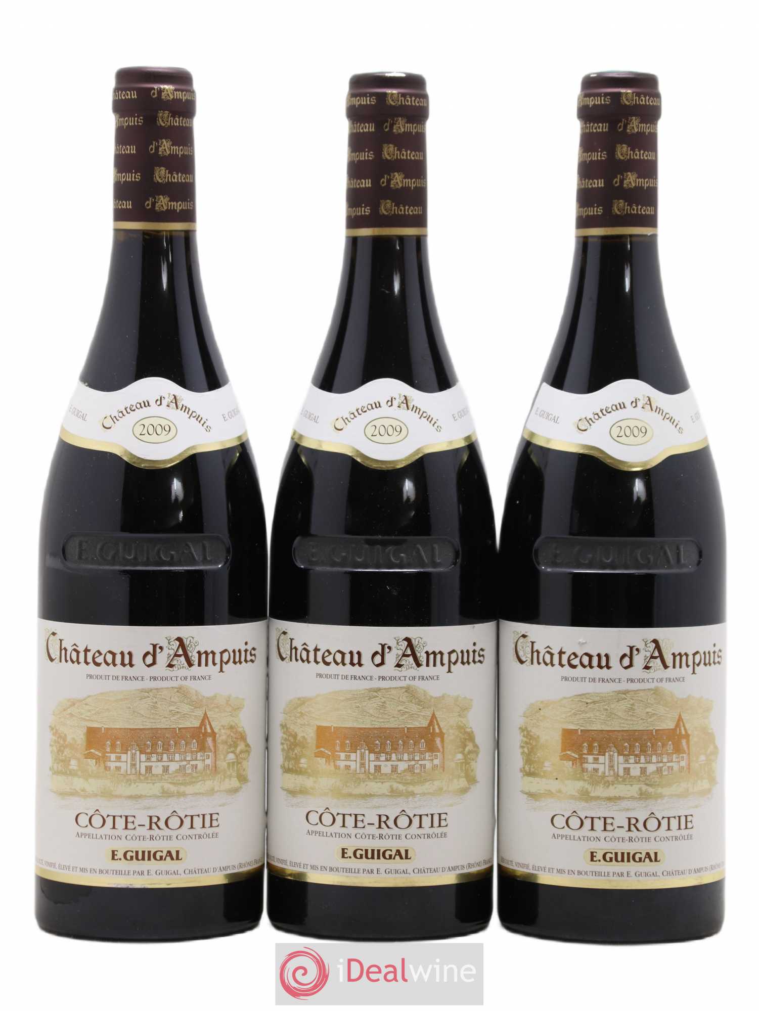 Côte-Rôtie Château d'Ampuis Guigal 2009 - Lot de 3 bouteilles - 0