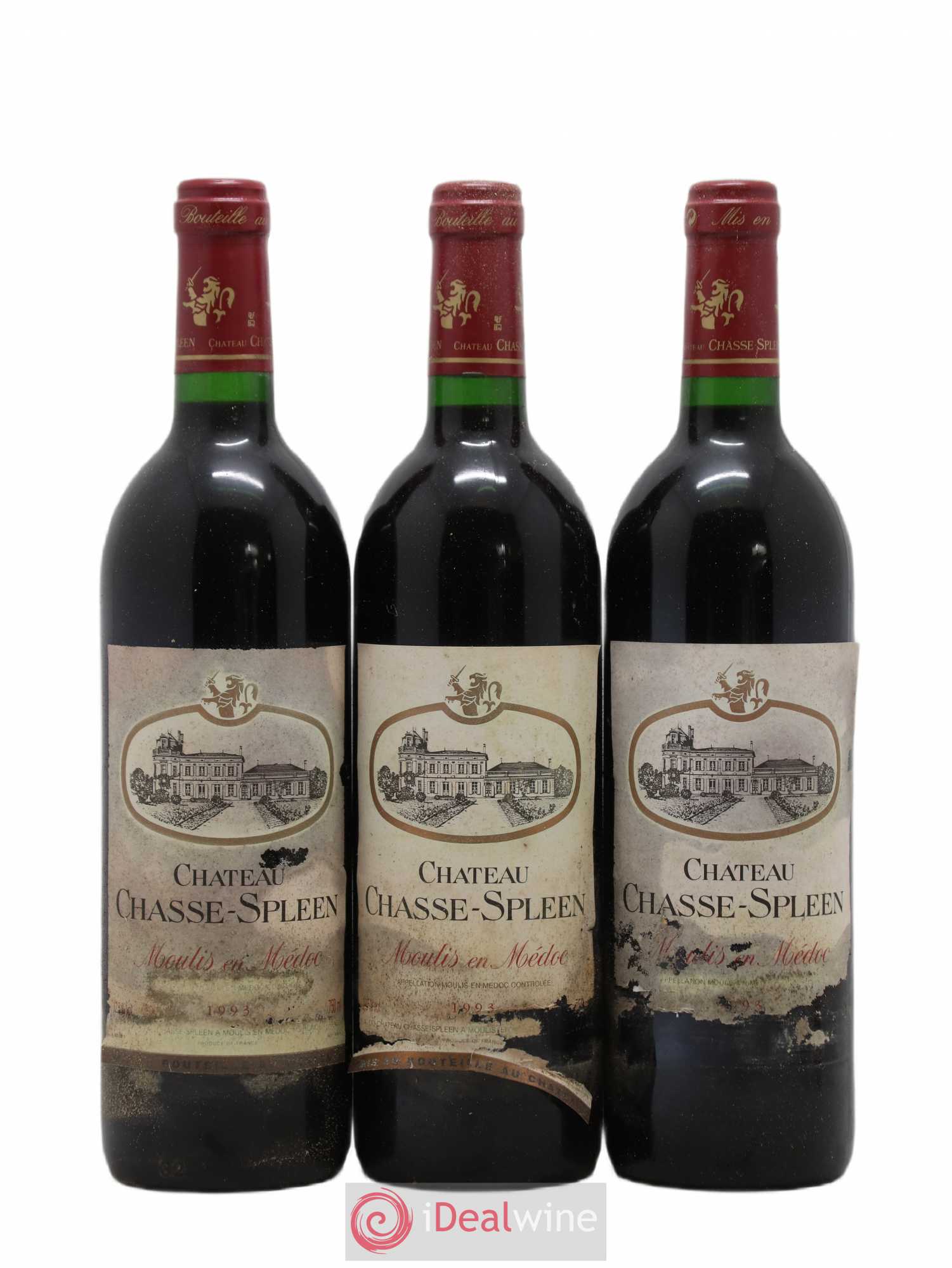 Château Chasse Spleen 1993 - Lot de 12 bouteilles - 3