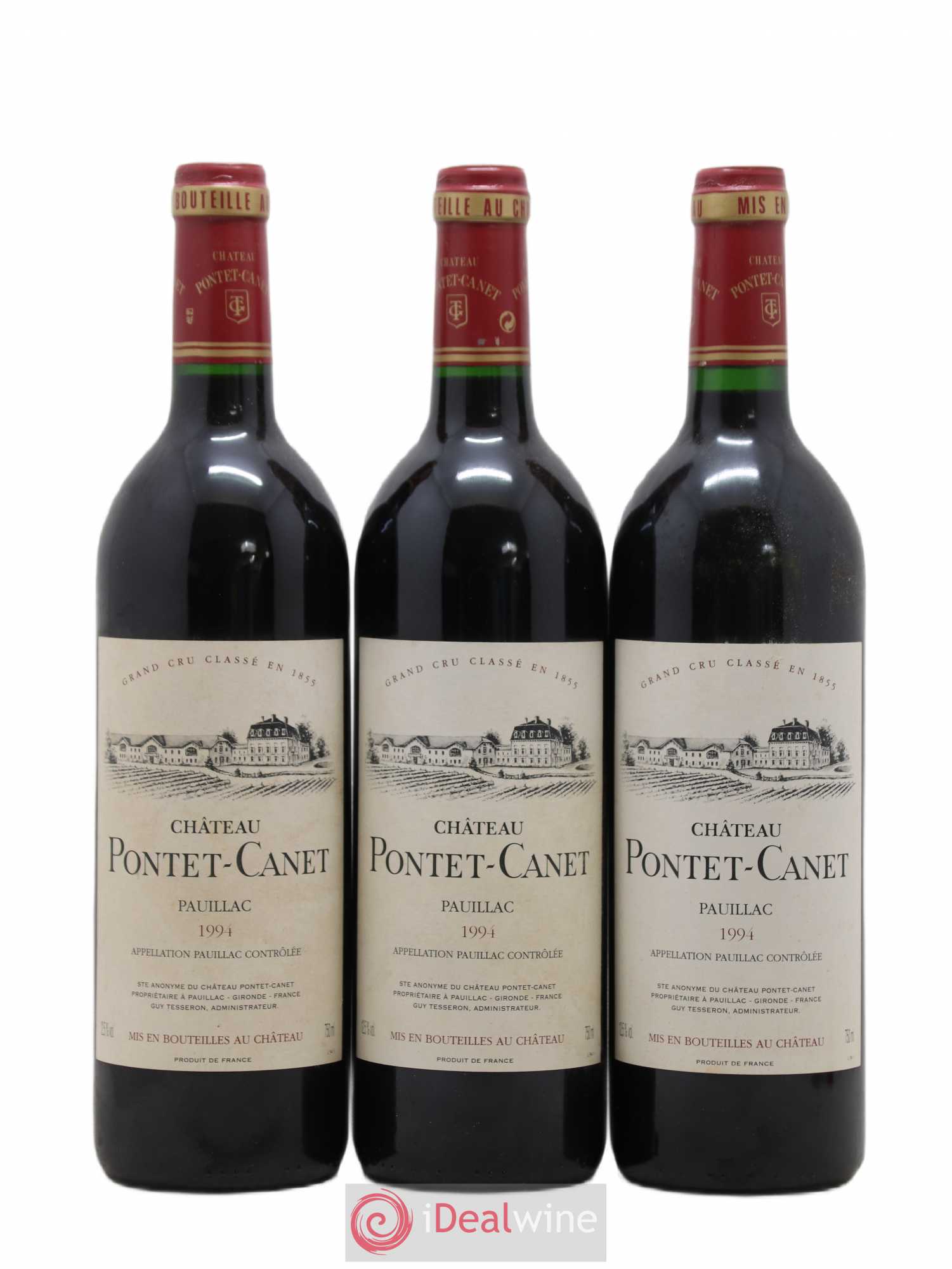 Château Pontet Canet 5ème Grand Cru Classé 1994 - Lot de 12 bouteilles - 2