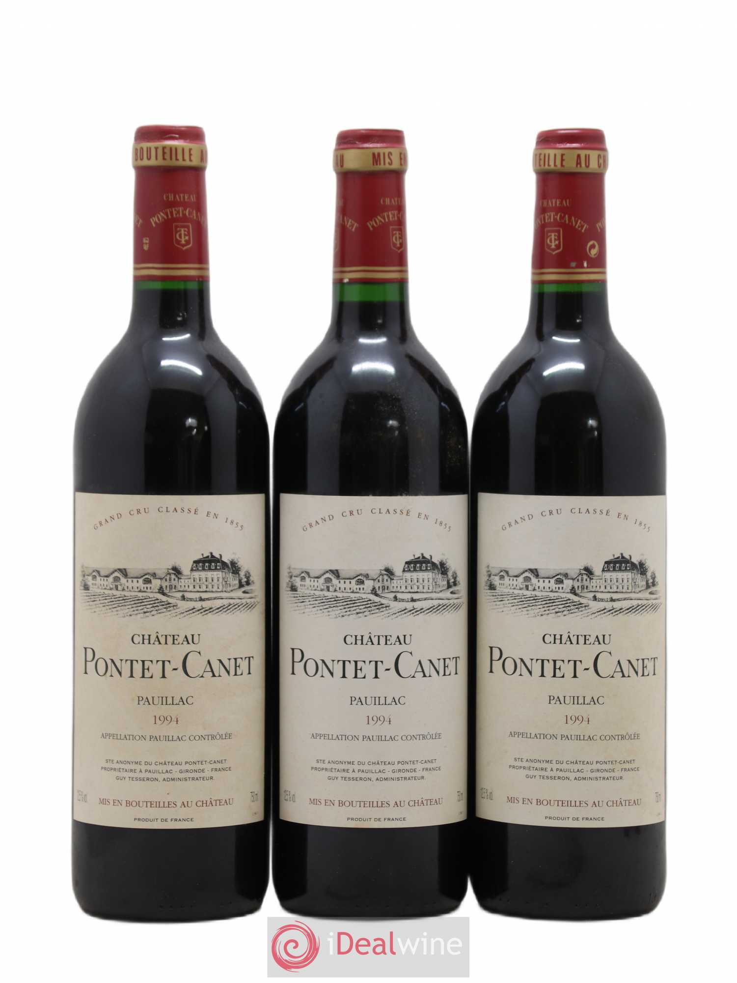 Château Pontet Canet 5ème Grand Cru Classé 1994 - Lot de 12 bouteilles - 3
