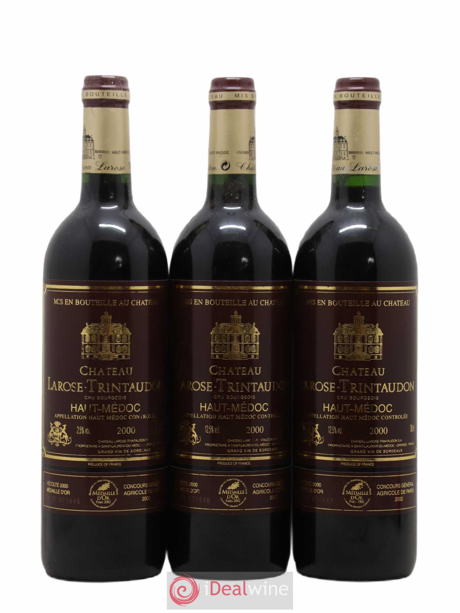 Château Larose Trintaudon Cru Bourgeois 2000 - Lot de 12 bouteilles - 3