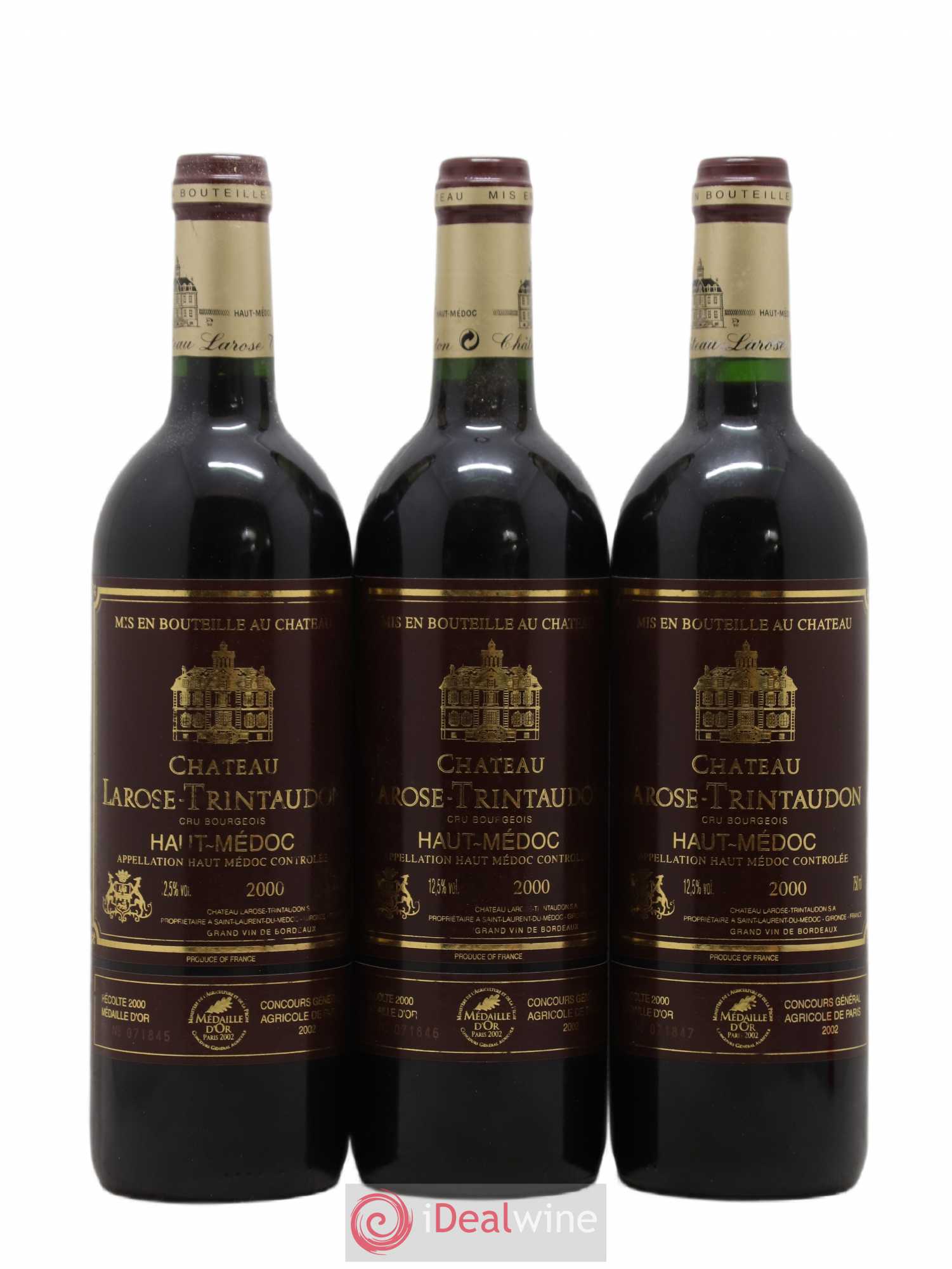 Château Larose Trintaudon Cru Bourgeois 2000 - Lot de 12 bouteilles - 4