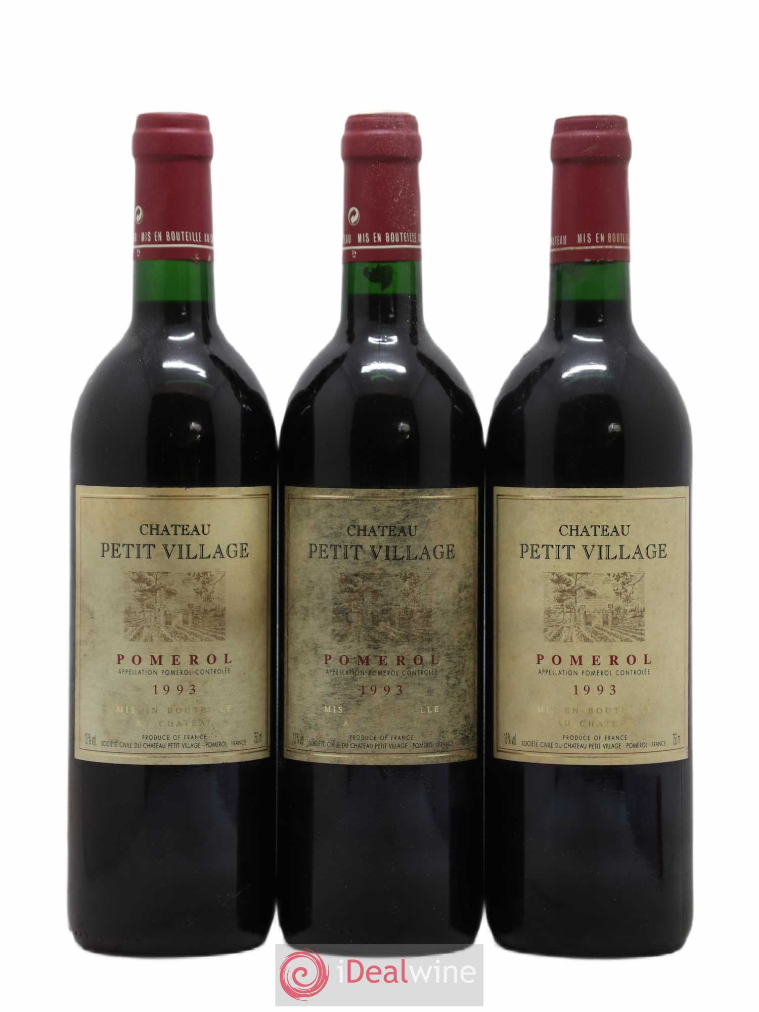 Château Petit Village 1993 - Lot de 12 bouteilles - 1