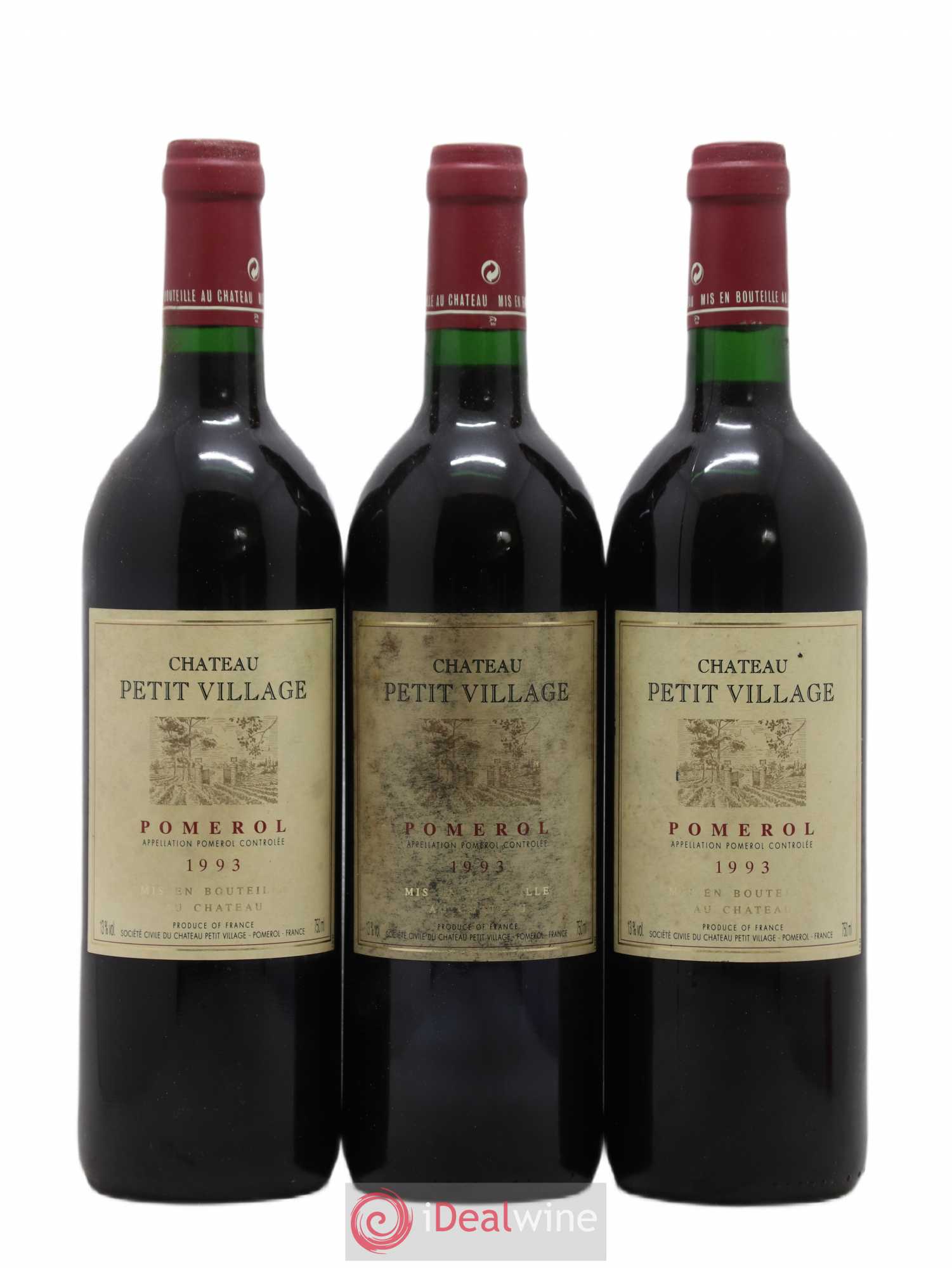 Château Petit Village 1993 - Lot de 12 bouteilles - 2