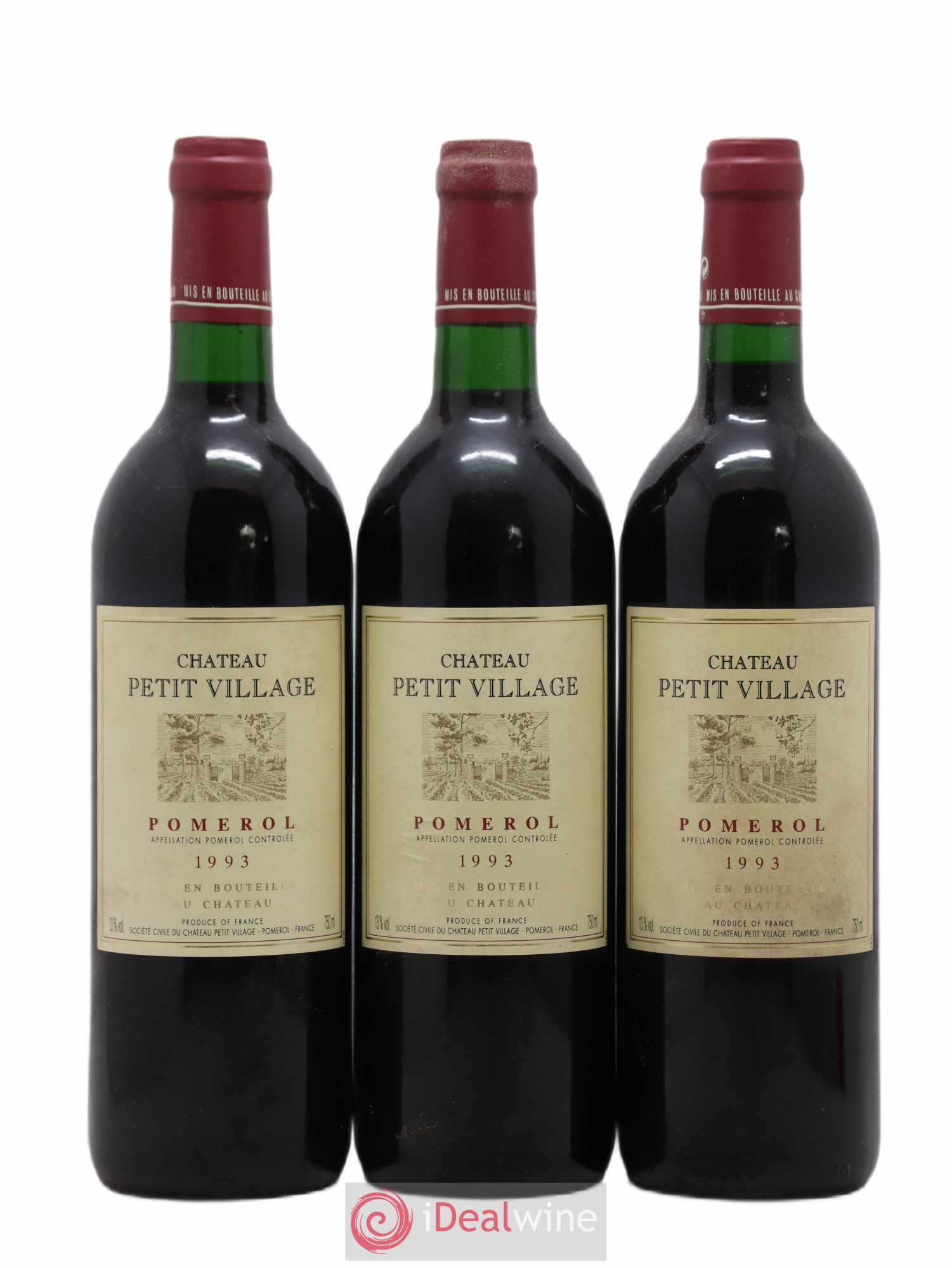 Château Petit Village 1993 - Lot de 12 bouteilles - 4