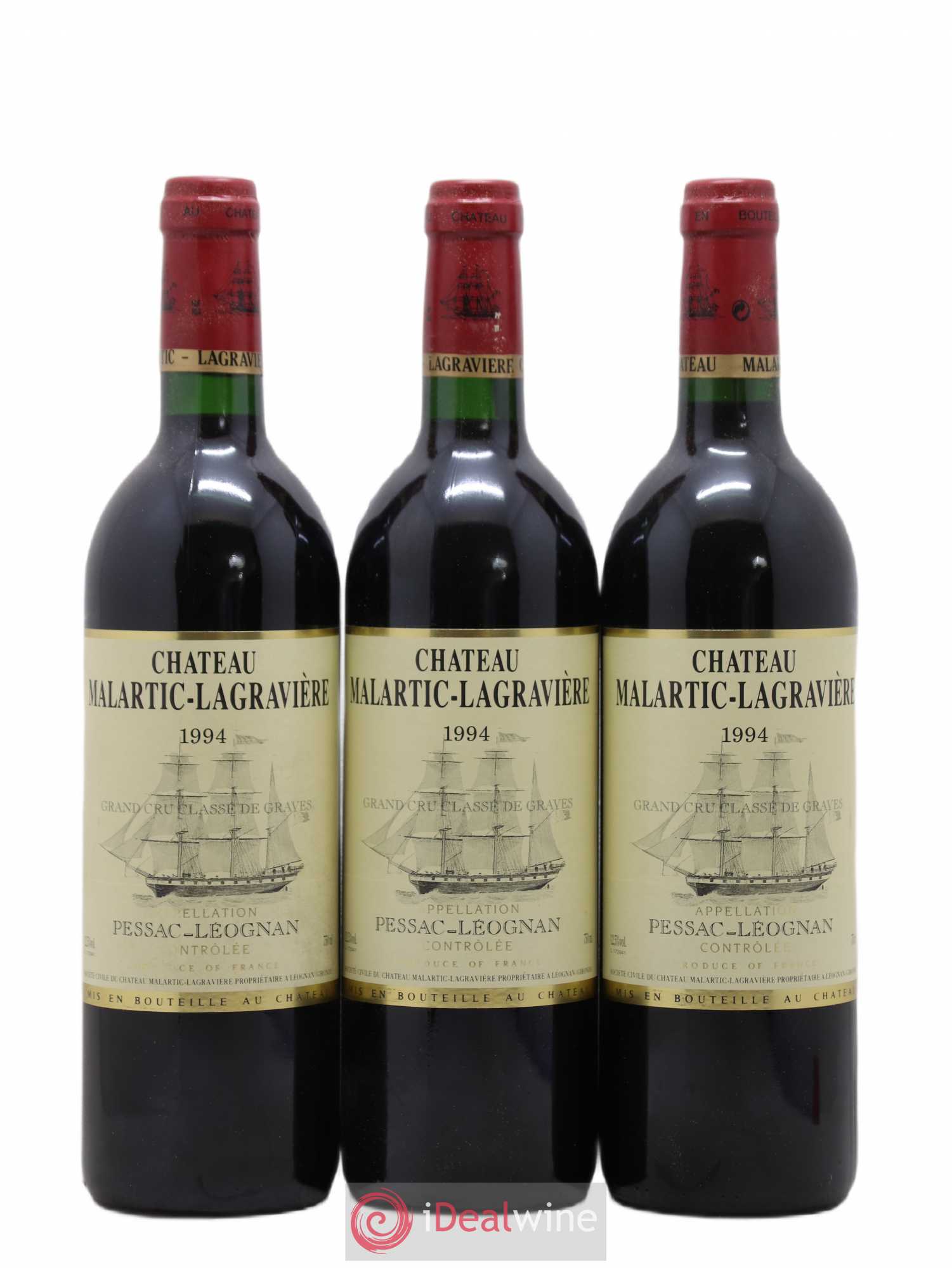 Château Malartic-Lagravière Cru Classé de Graves 1994 - Lot de 12 bouteilles - 2