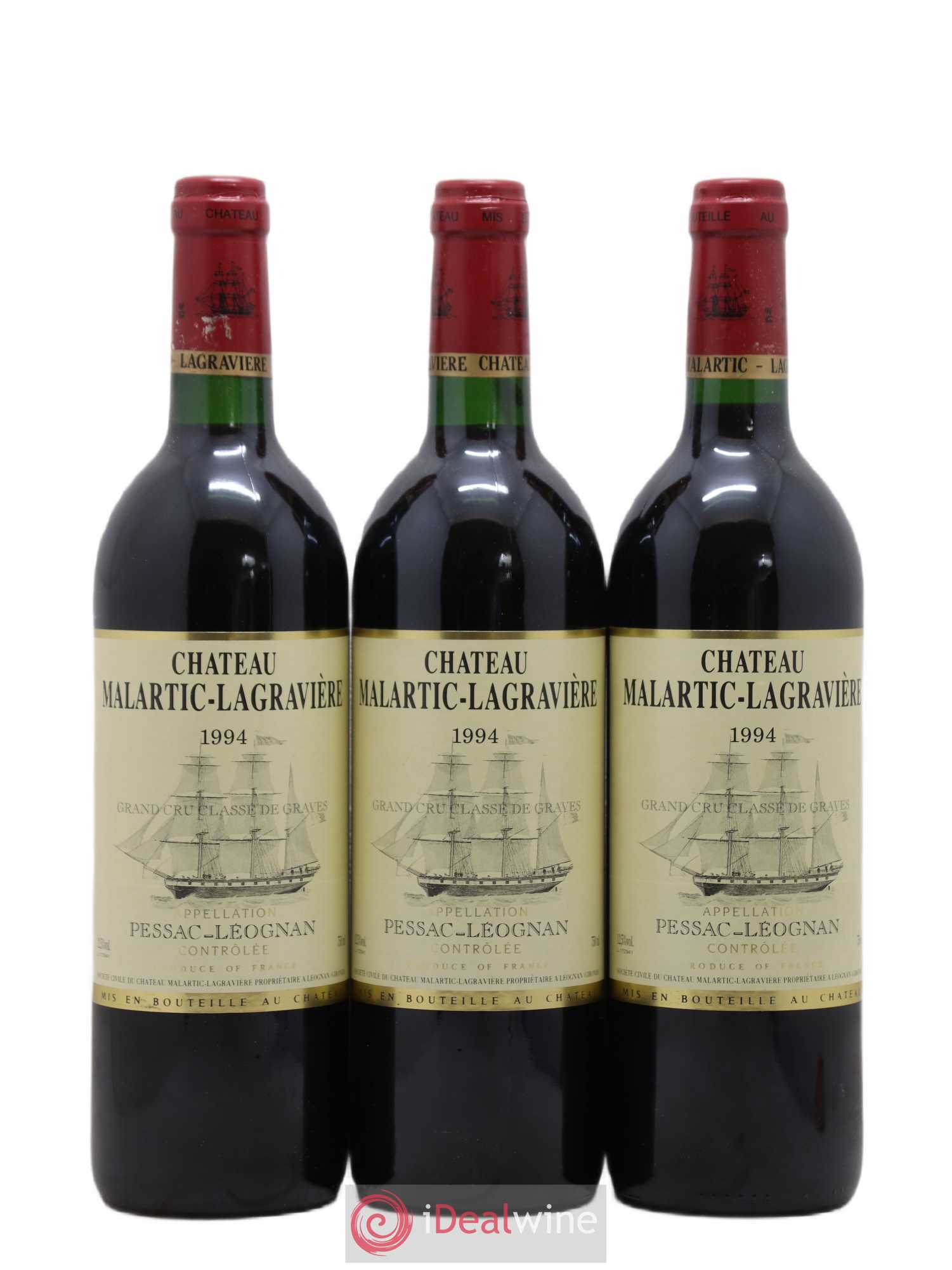 Château Malartic-Lagravière Cru Classé de Graves 1994 - Lot de 12 bouteilles - 3