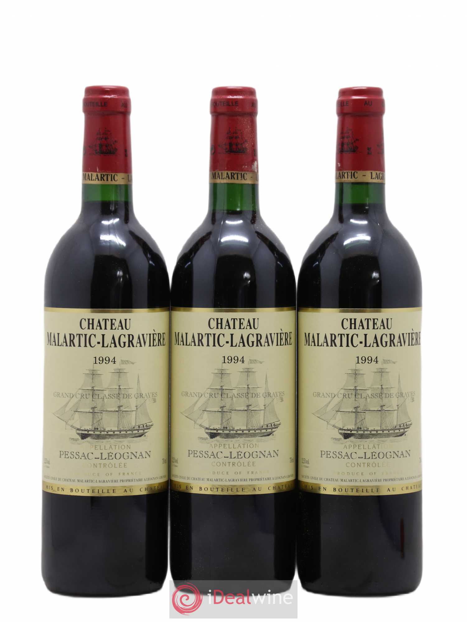 Château Malartic-Lagravière Cru Classé de Graves 1994 - Lot de 12 bouteilles - 4